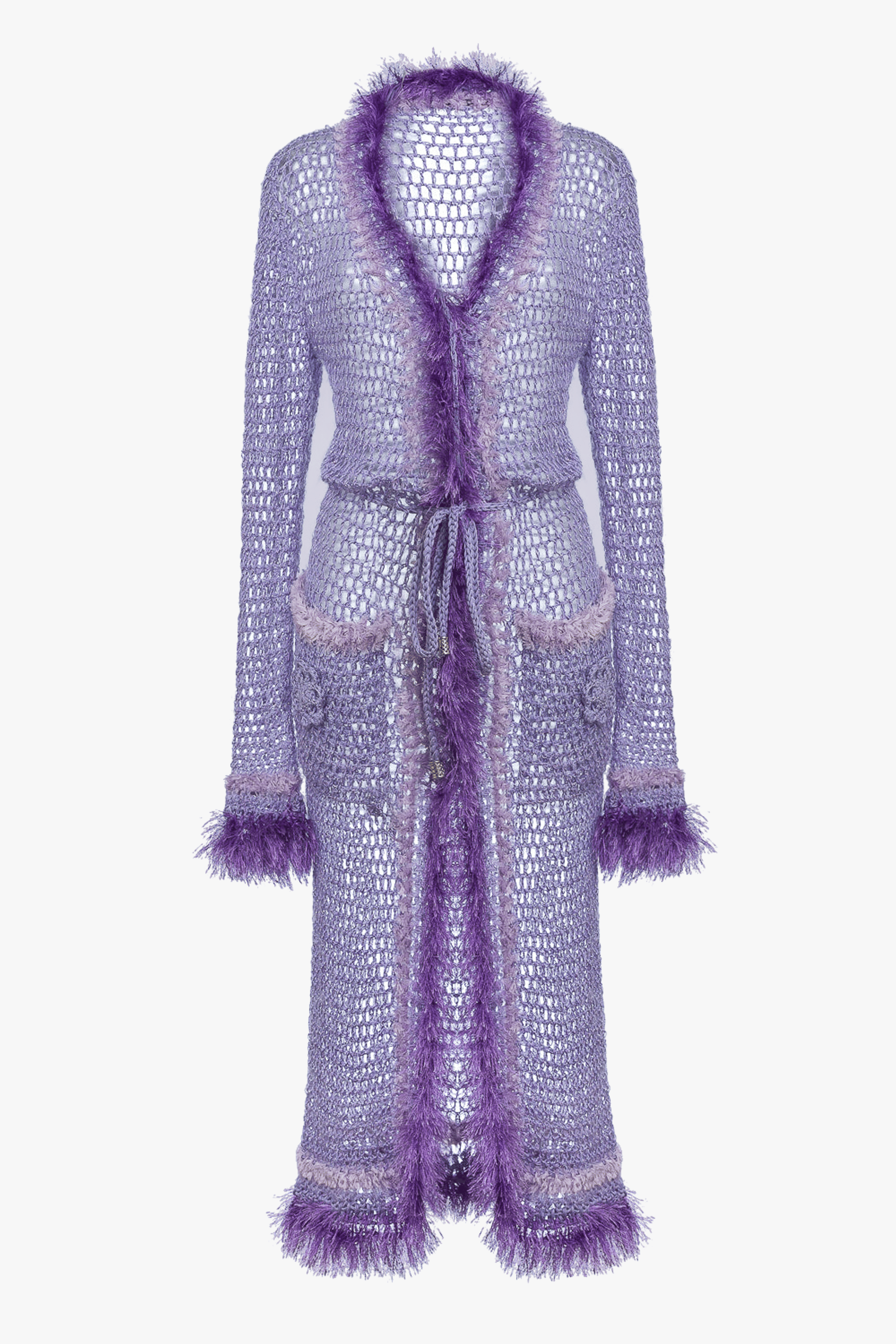 Camila Handmade Knit Cardigan-Dress made by ANDREEVA