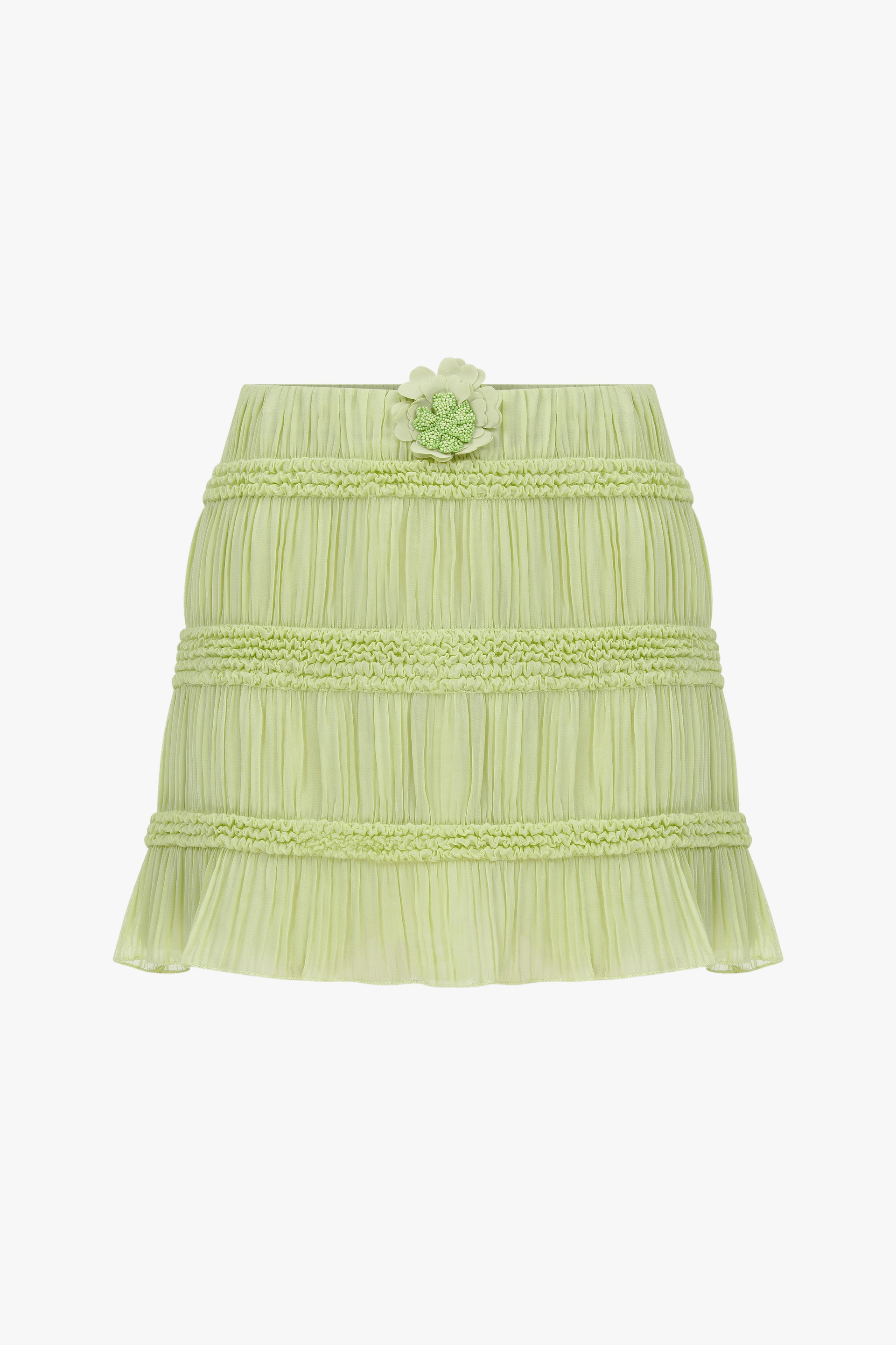 Sage Flora Skirt made by Declara