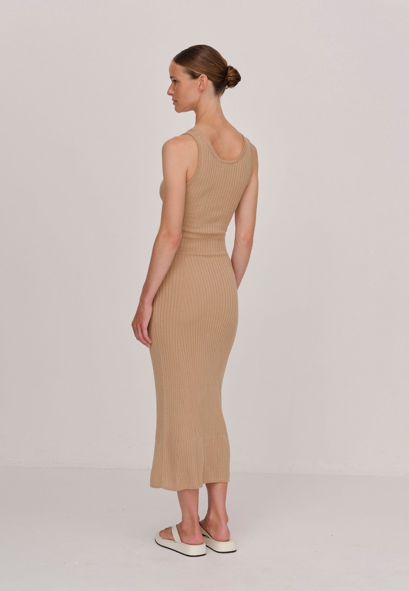 Sugar Knit dress - Croissant made by HERSKIND