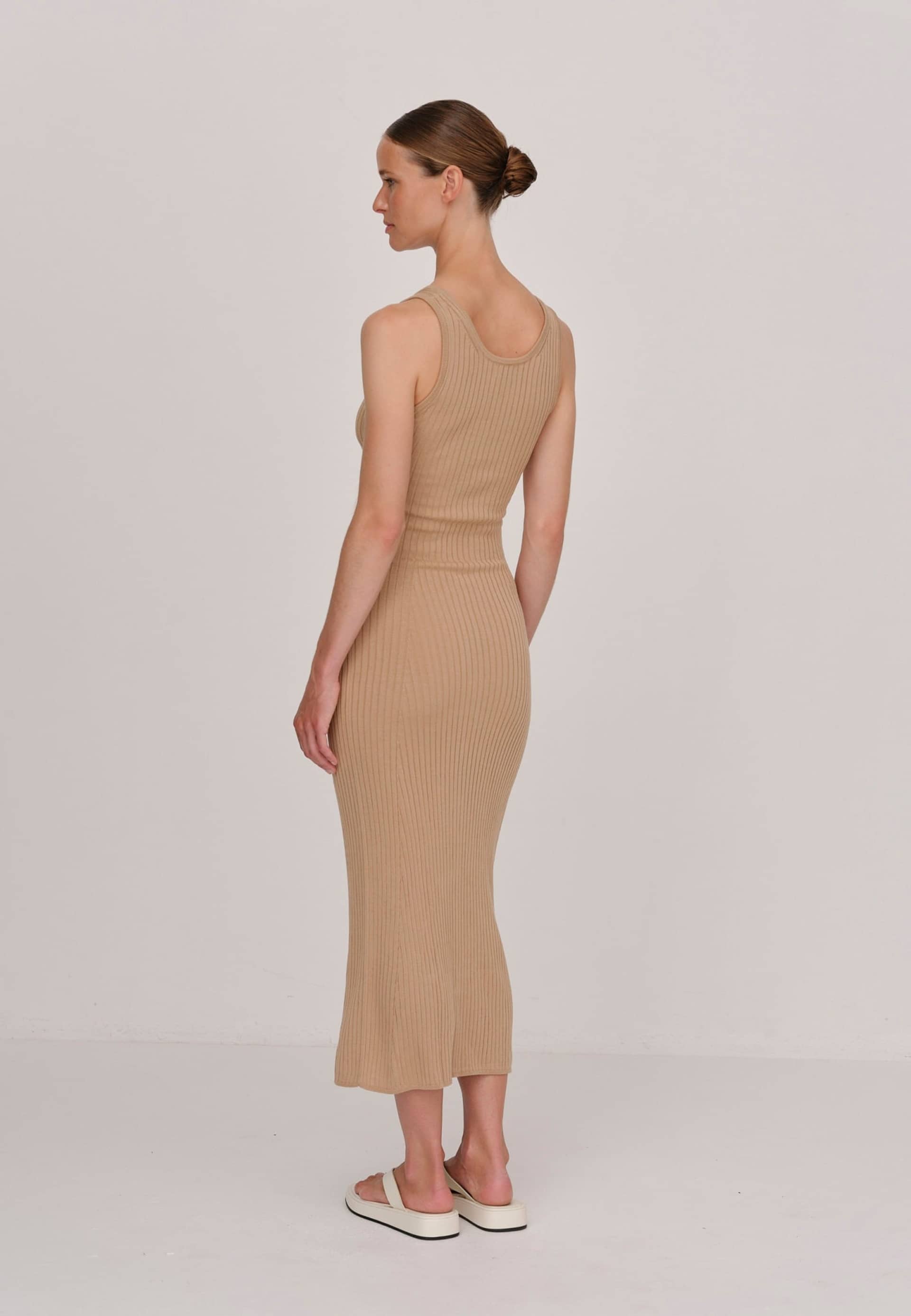 Sugar Knit dress - Croissant made by HERSKIND