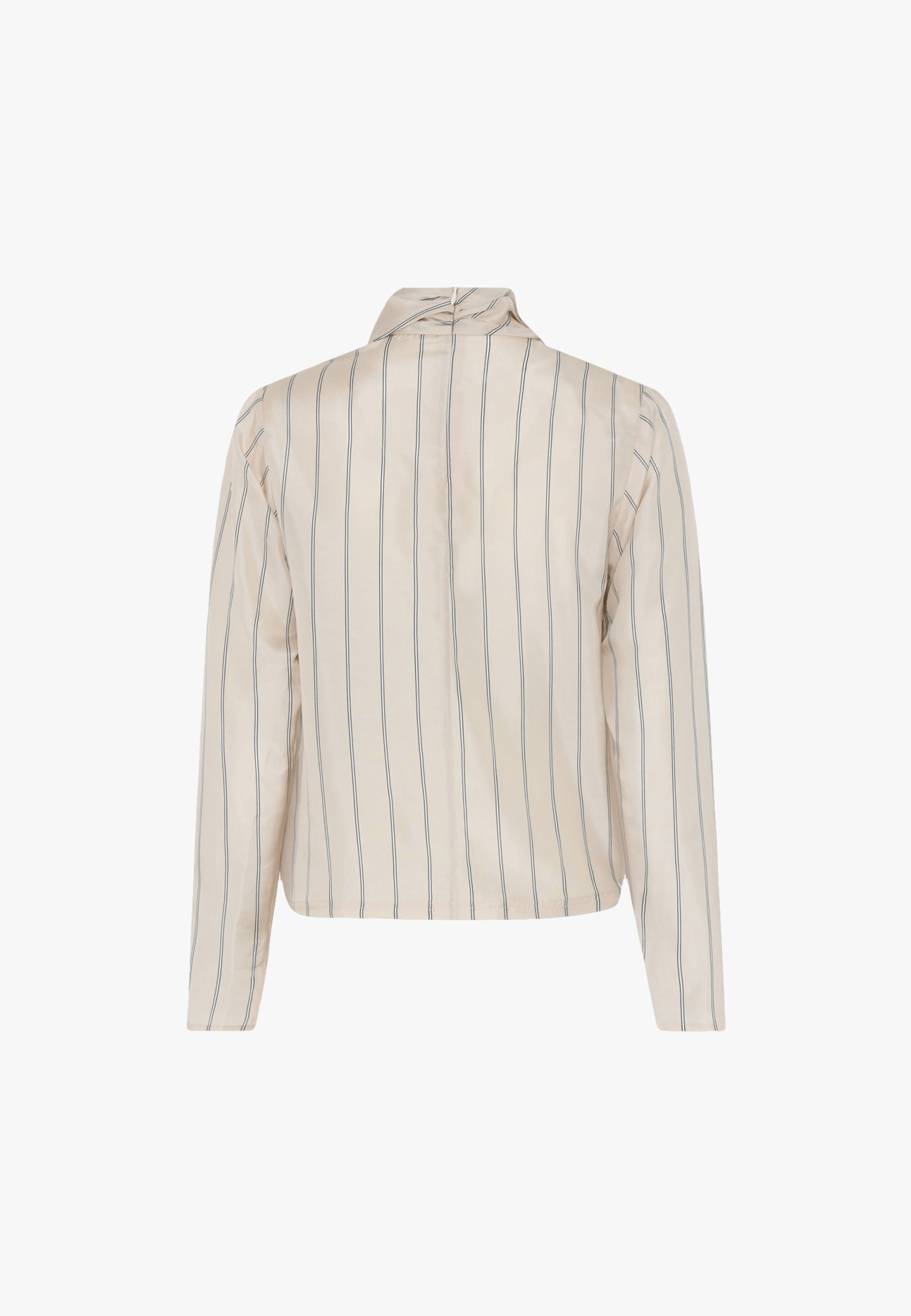 Chelsea Blouse - Creme Stripe in Beige made by HERSKIND
