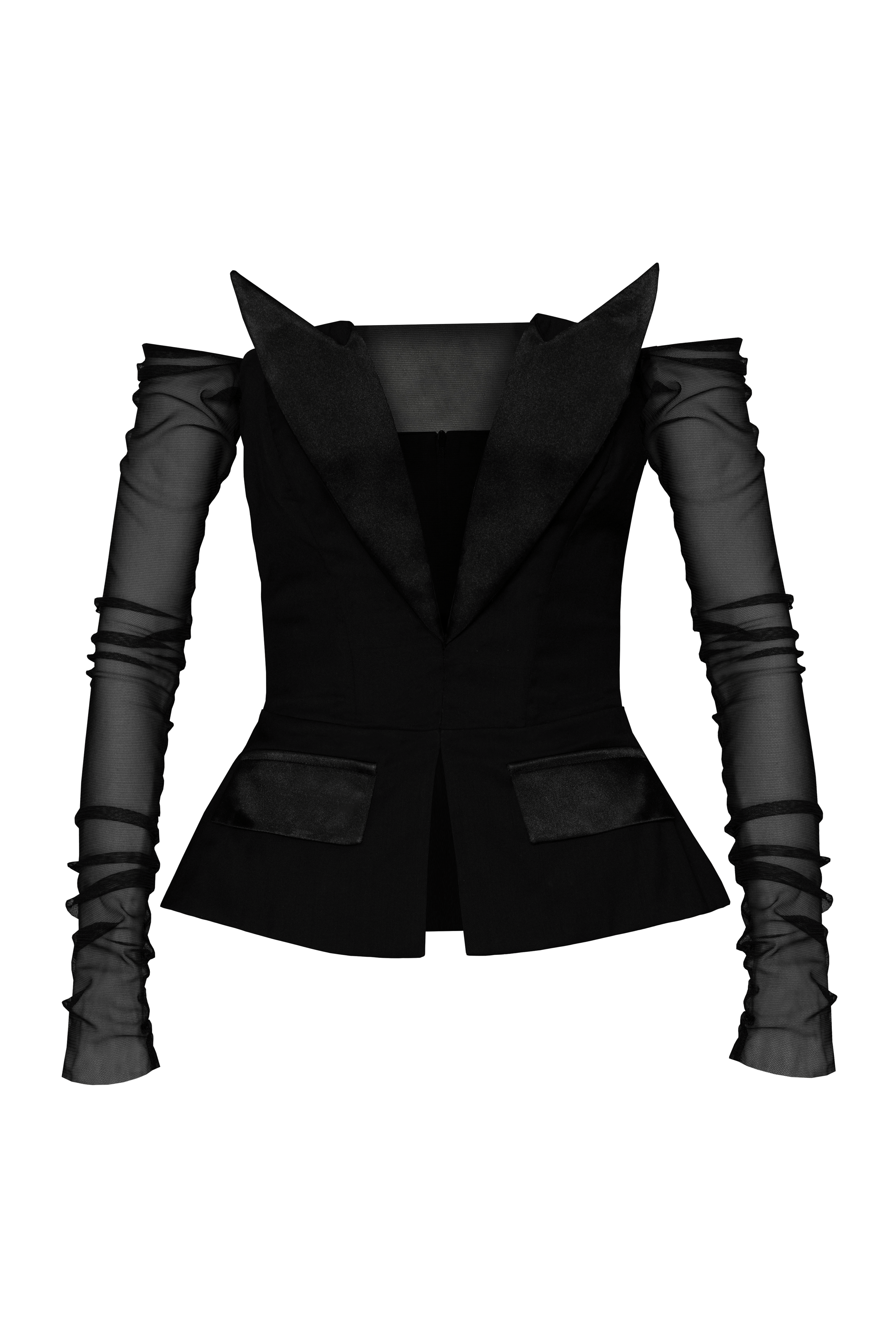 Tuxedo Corset Top made by Vestiaire d'un Oiseau Libre