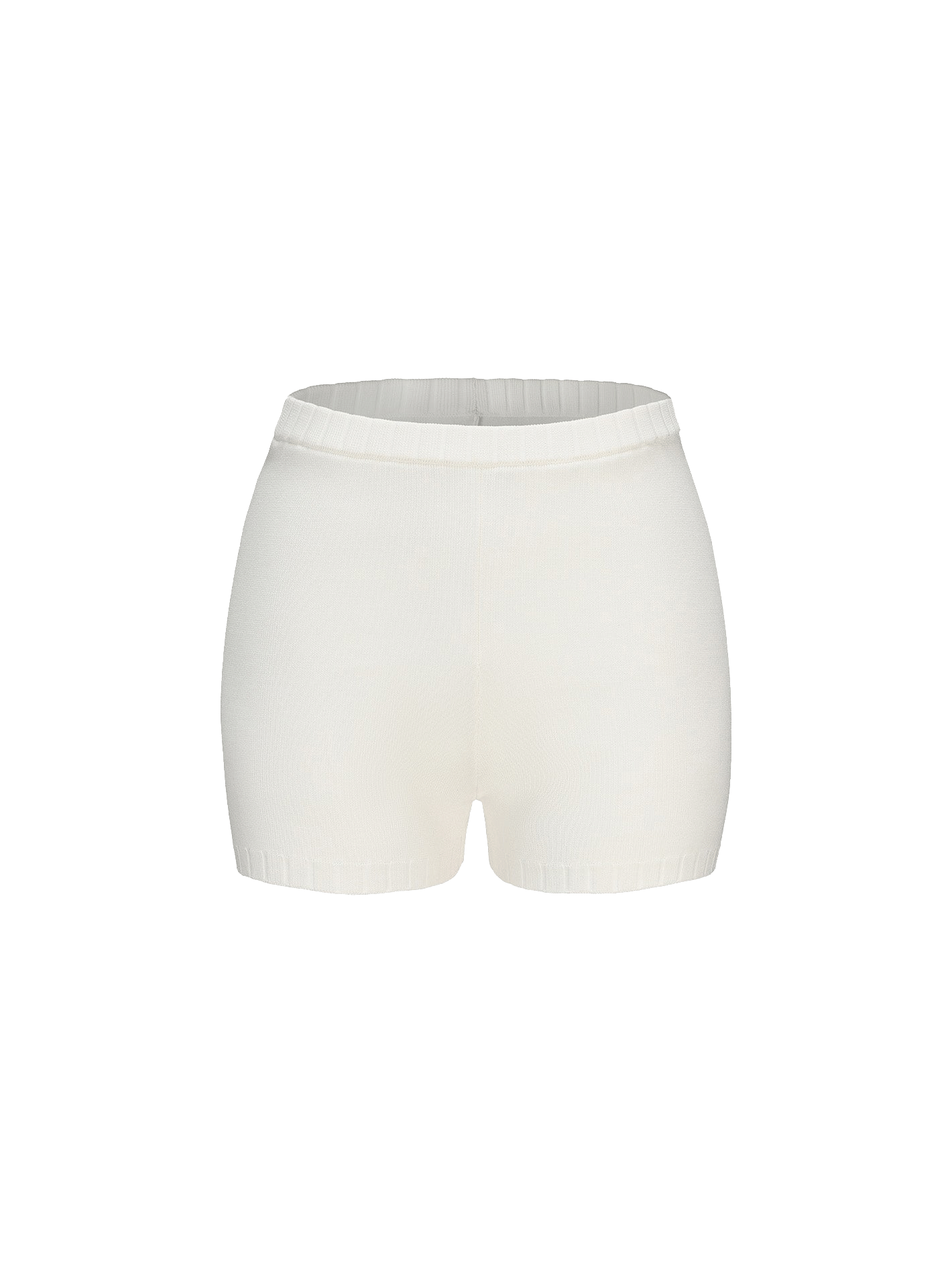 Kennedy Knit Shorts (White) made by Nana Jacqueline
