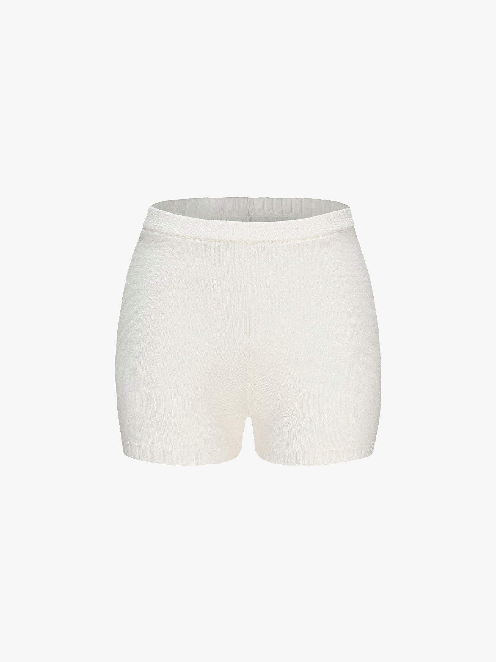 Kennedy Knit Shorts (White) made by Nana Jacqueline
