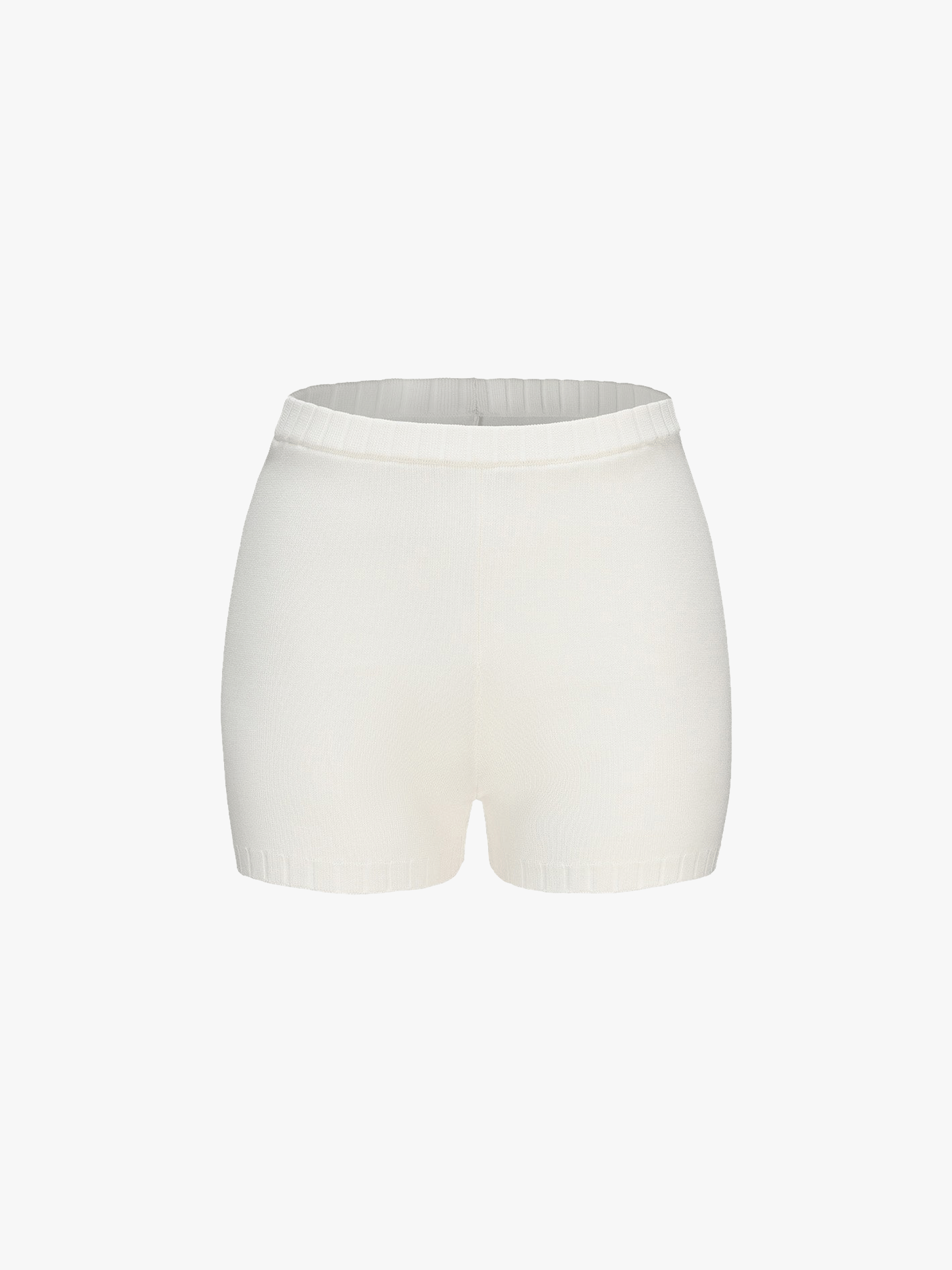 Kennedy Knit Shorts (White) made by Nana Jacqueline