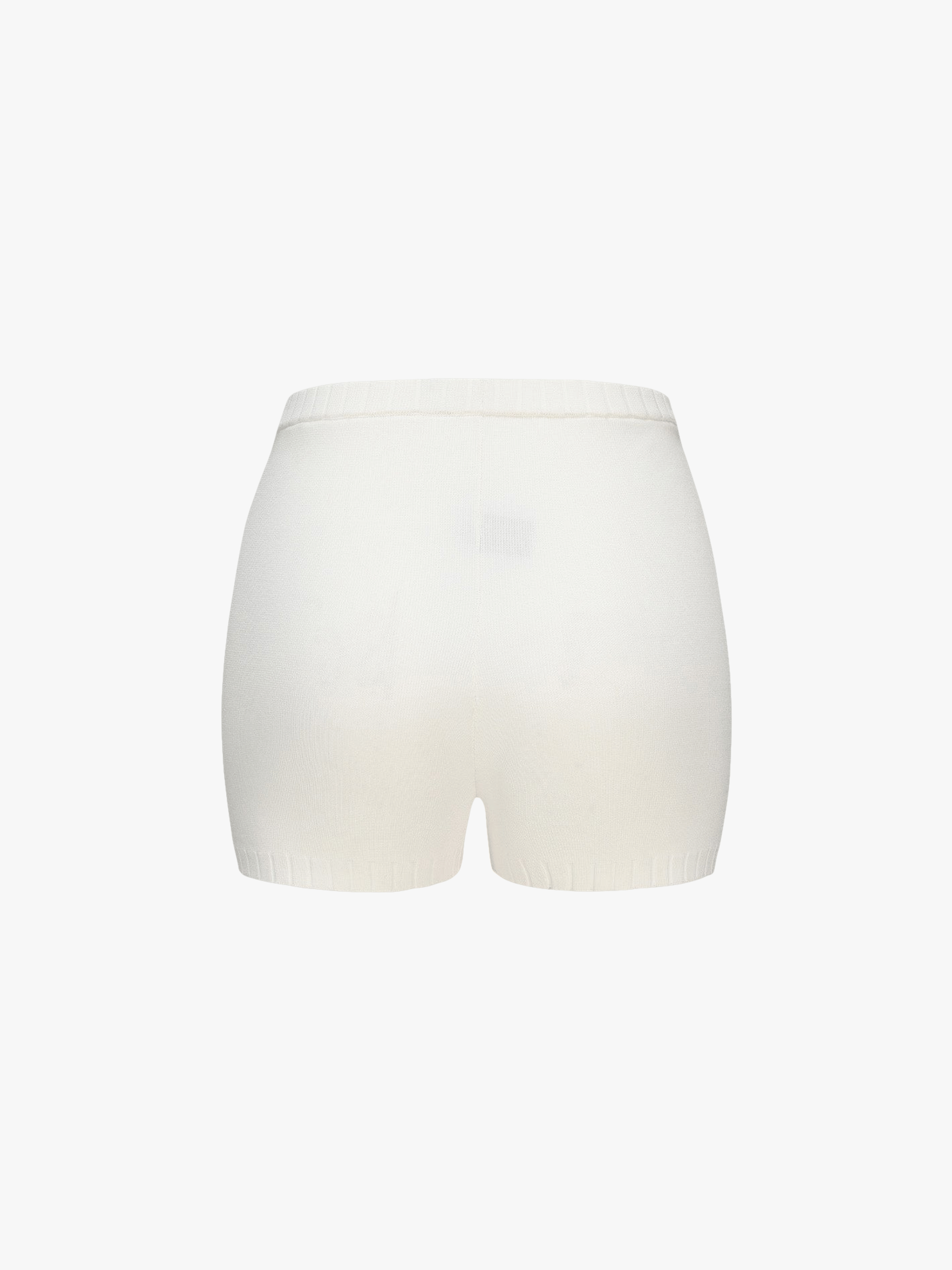 Kennedy Knit Shorts (White) made by Nana Jacqueline