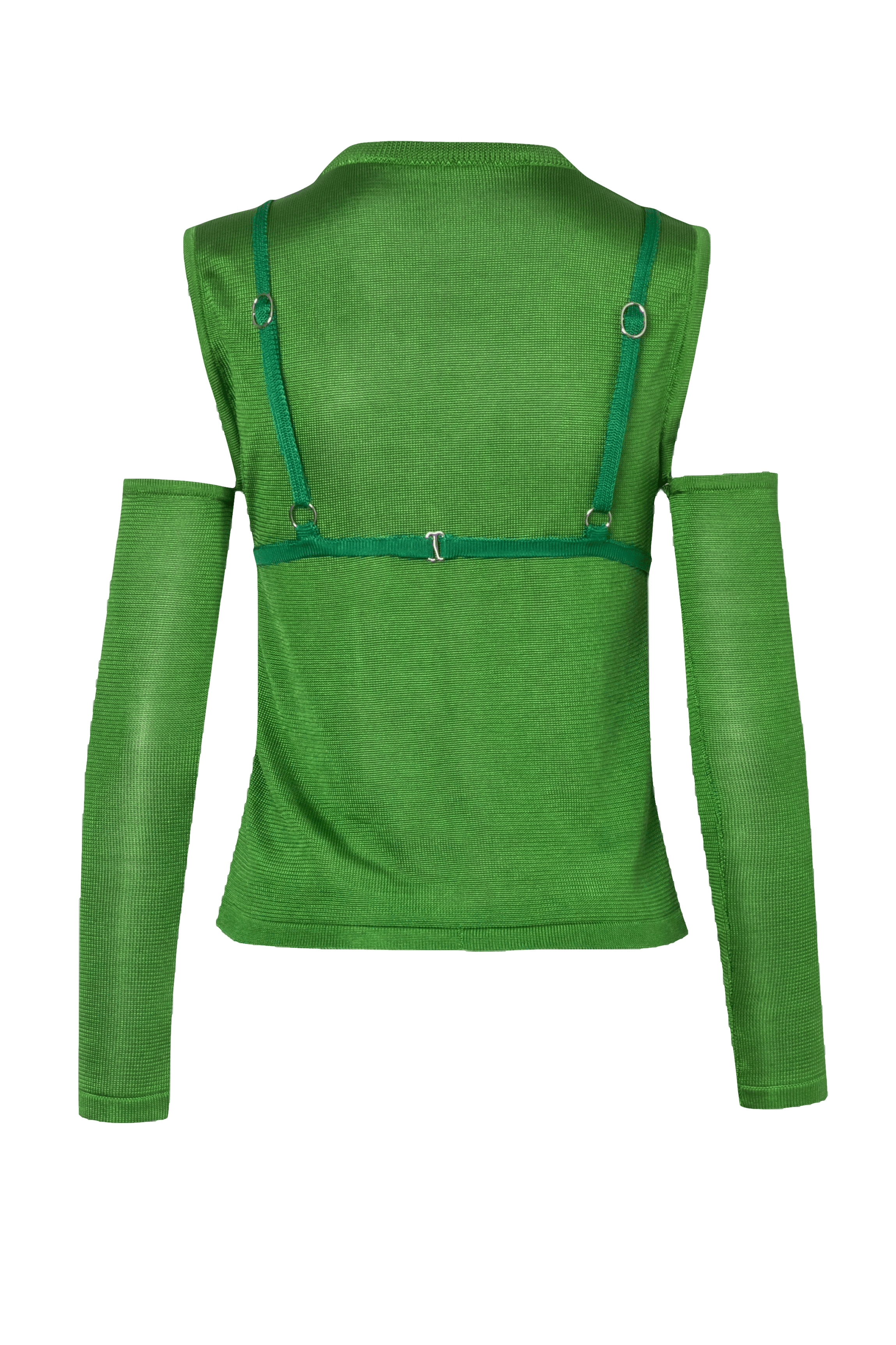 Waist Top in Green made by BAOBAB