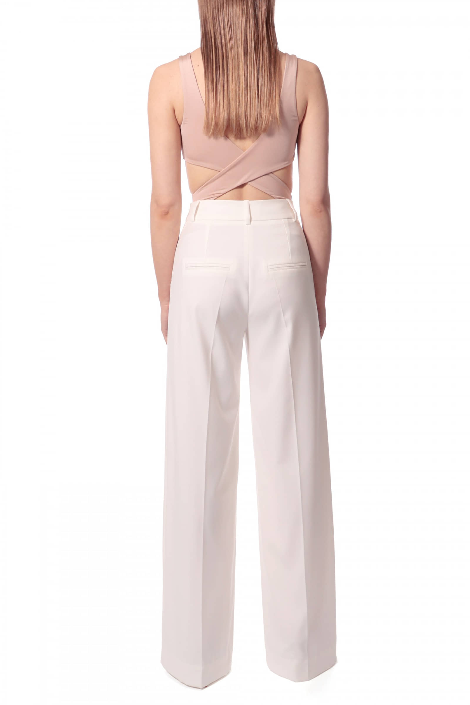 Pants Suzie Aesthetic White made by HALEWSKI