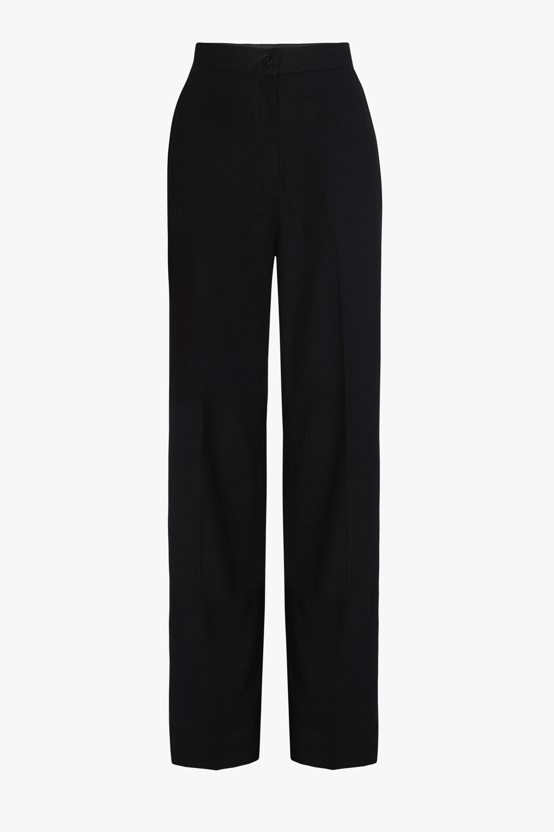 Wool Blend Twill Trousers made by Szabo Sihag