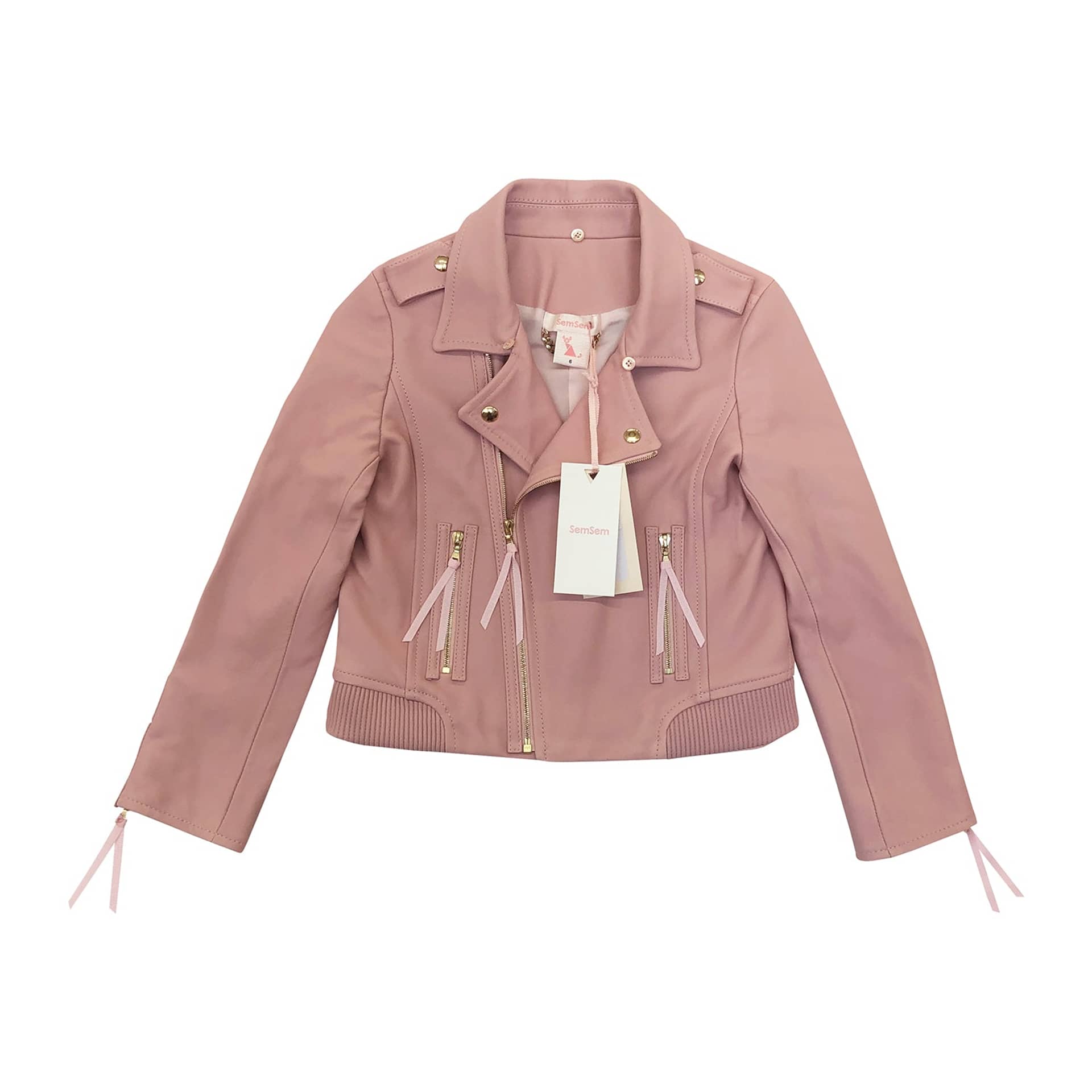 Lara Moto Jacket With Fur made by SEMSEM