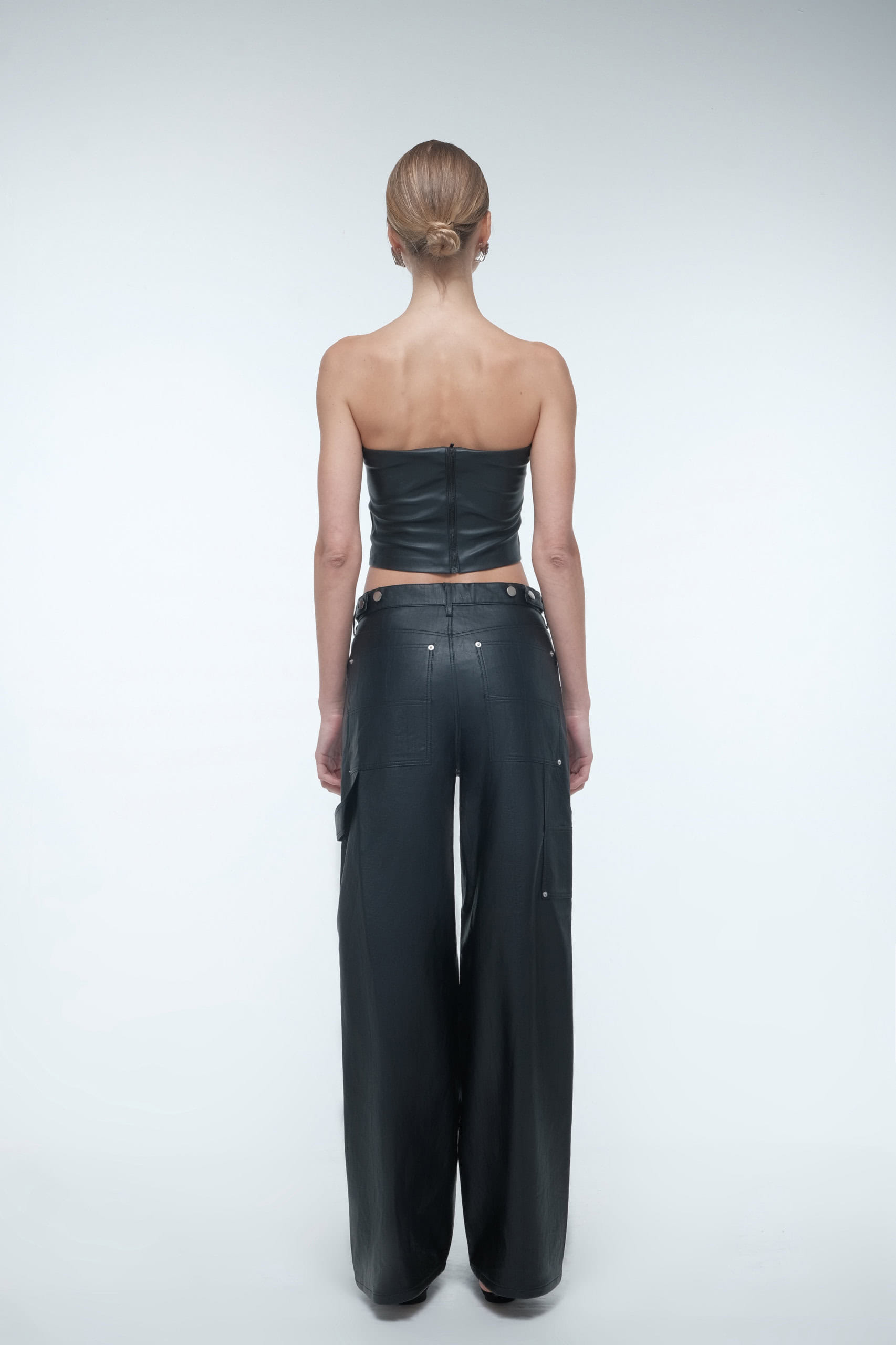 Vegan leather trousers made by AFTERHOURS