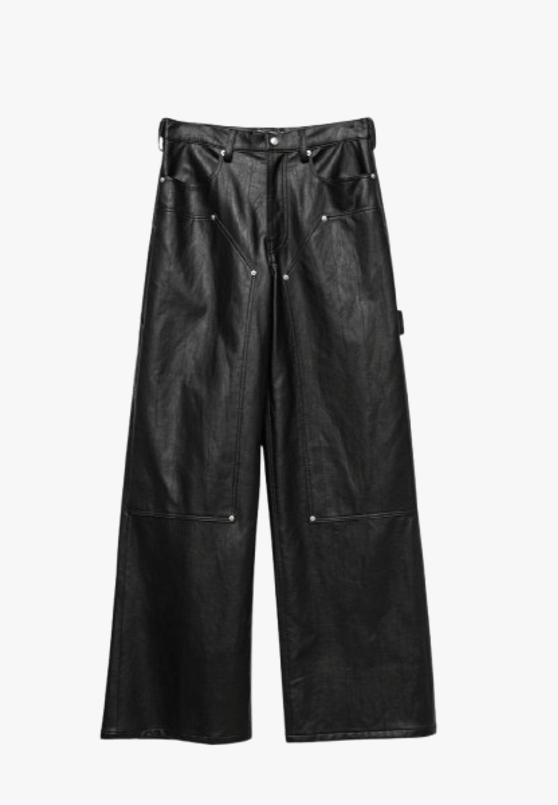 Vegan leather trousers made by AFTERHOURS