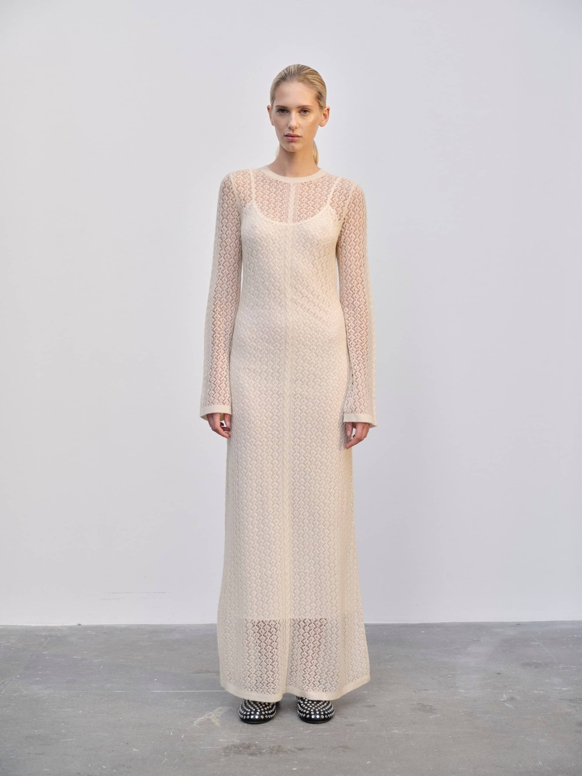 Haely Knit Dress - Creme (FW) made by HERSKIND