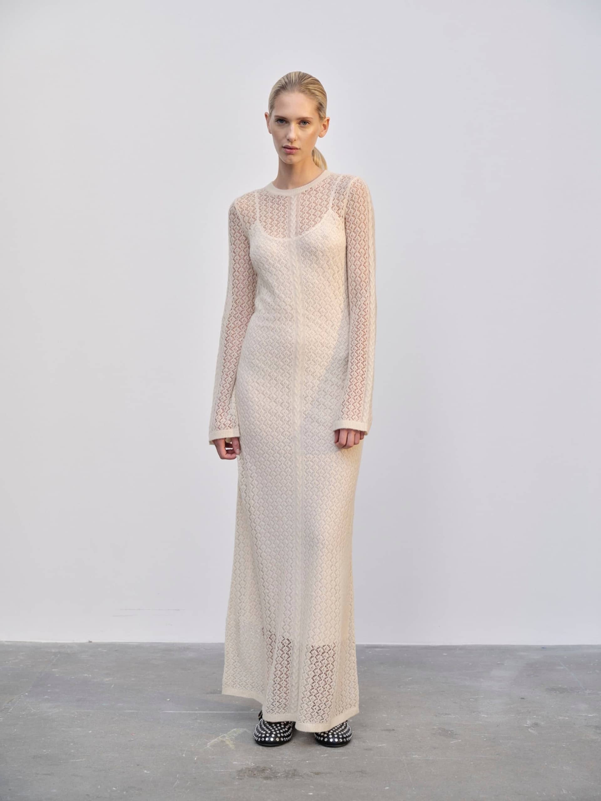 Haely Knit Dress - Creme (FW) made by HERSKIND