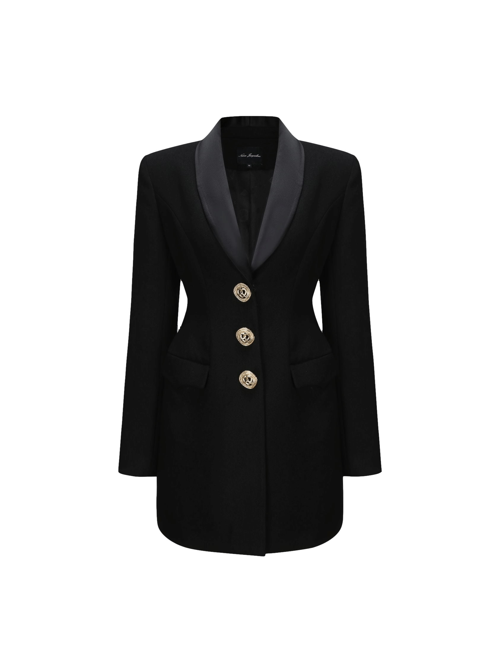 Sasha Suit Jacket (Black) in Black made by Nana Jacqueline