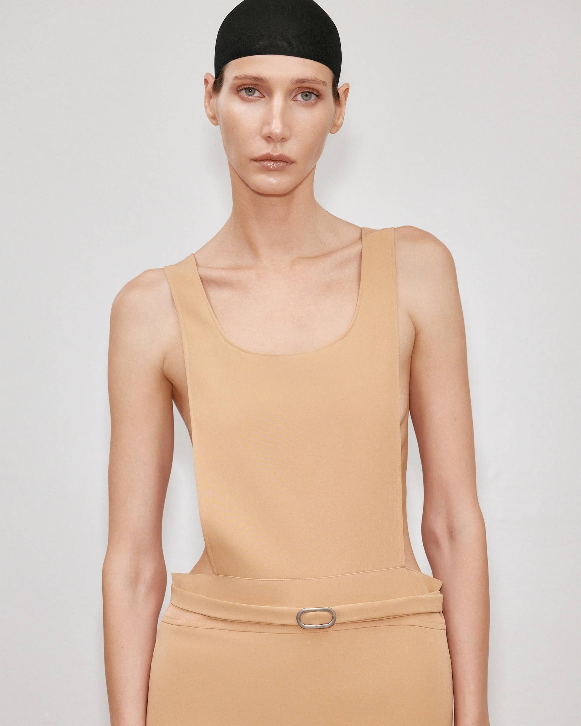 Beige Jumpsuit made by A.M.G