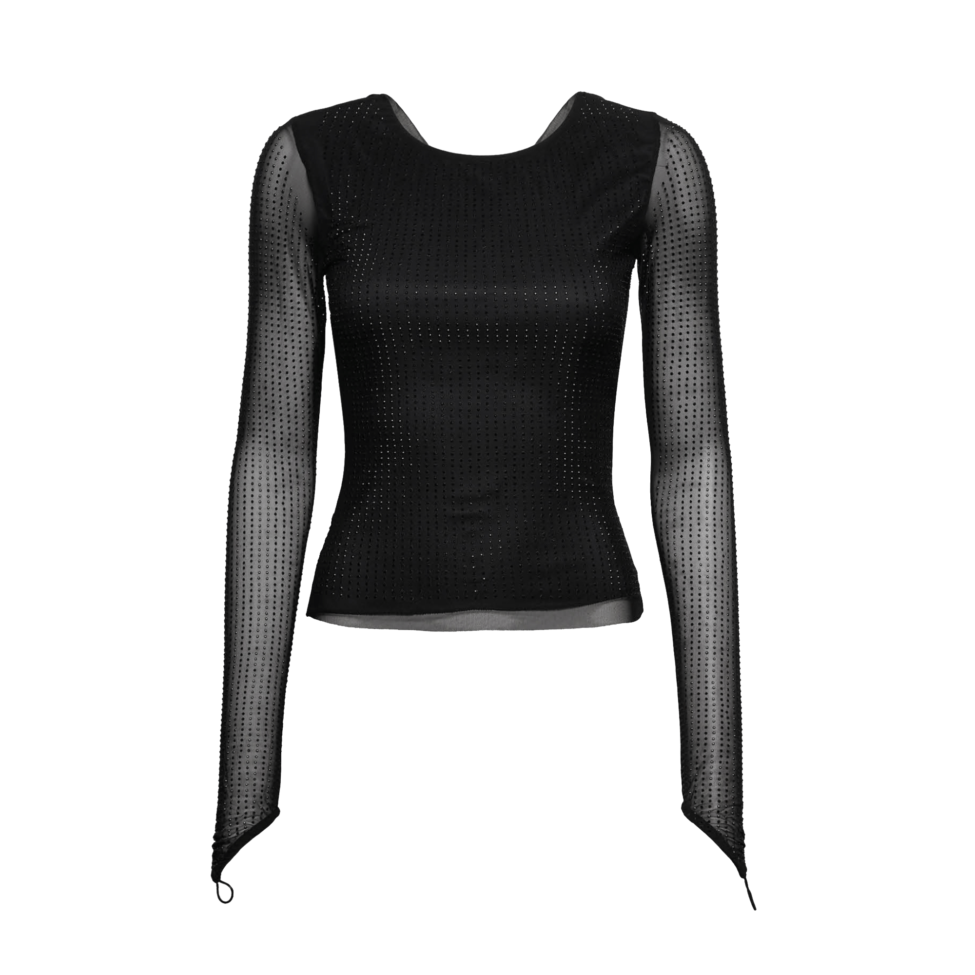 MESHA Rhinestone Blouse made by OW Collection