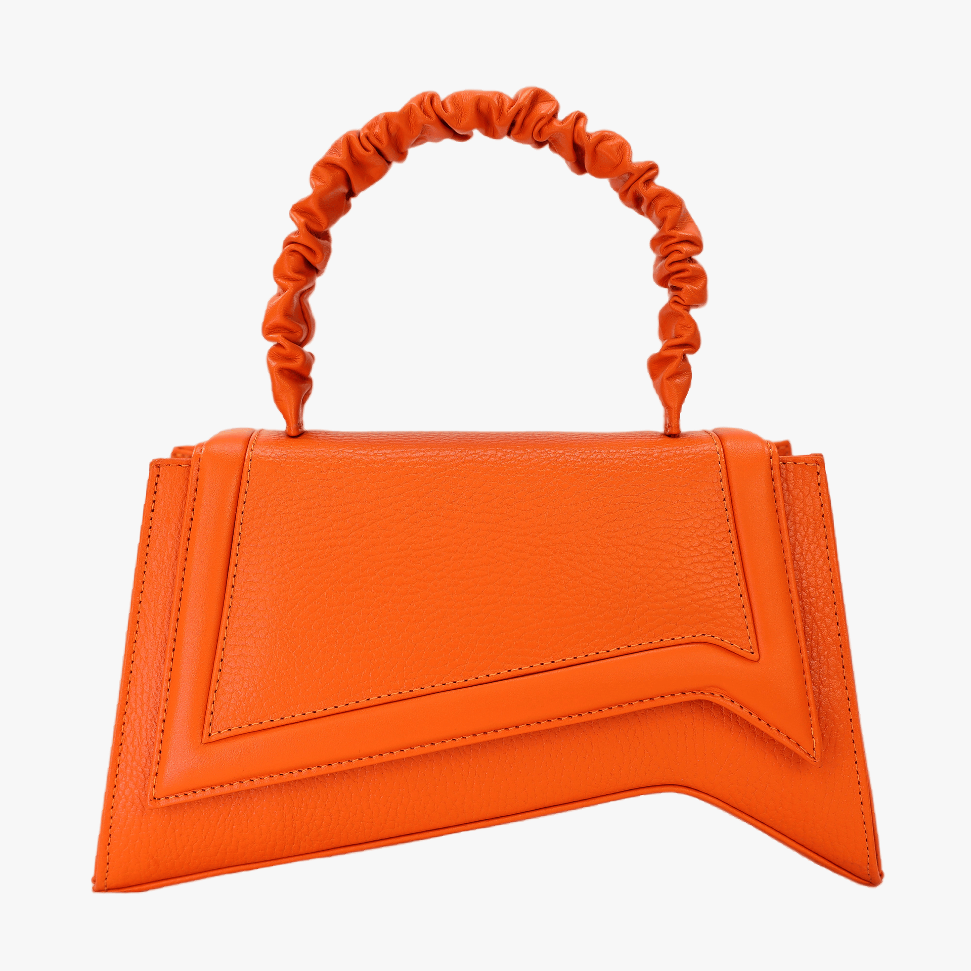 Asya - Tangerine Orange - Hand Bag made by ALIEL