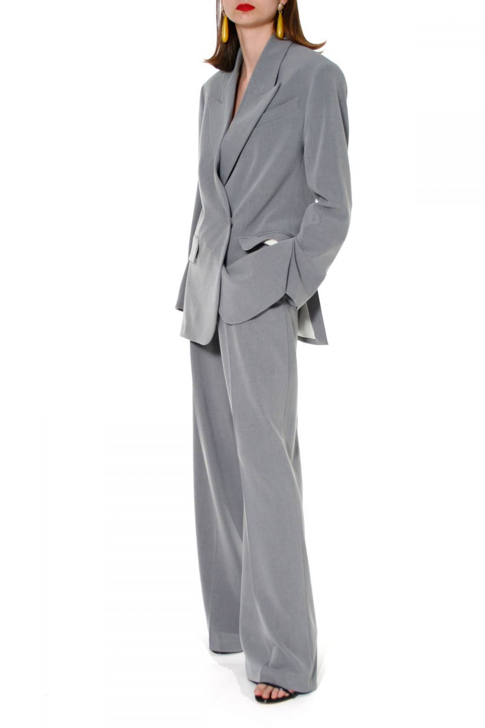Blazer Ramona Wild Dove in Grey made by HALEWSKI