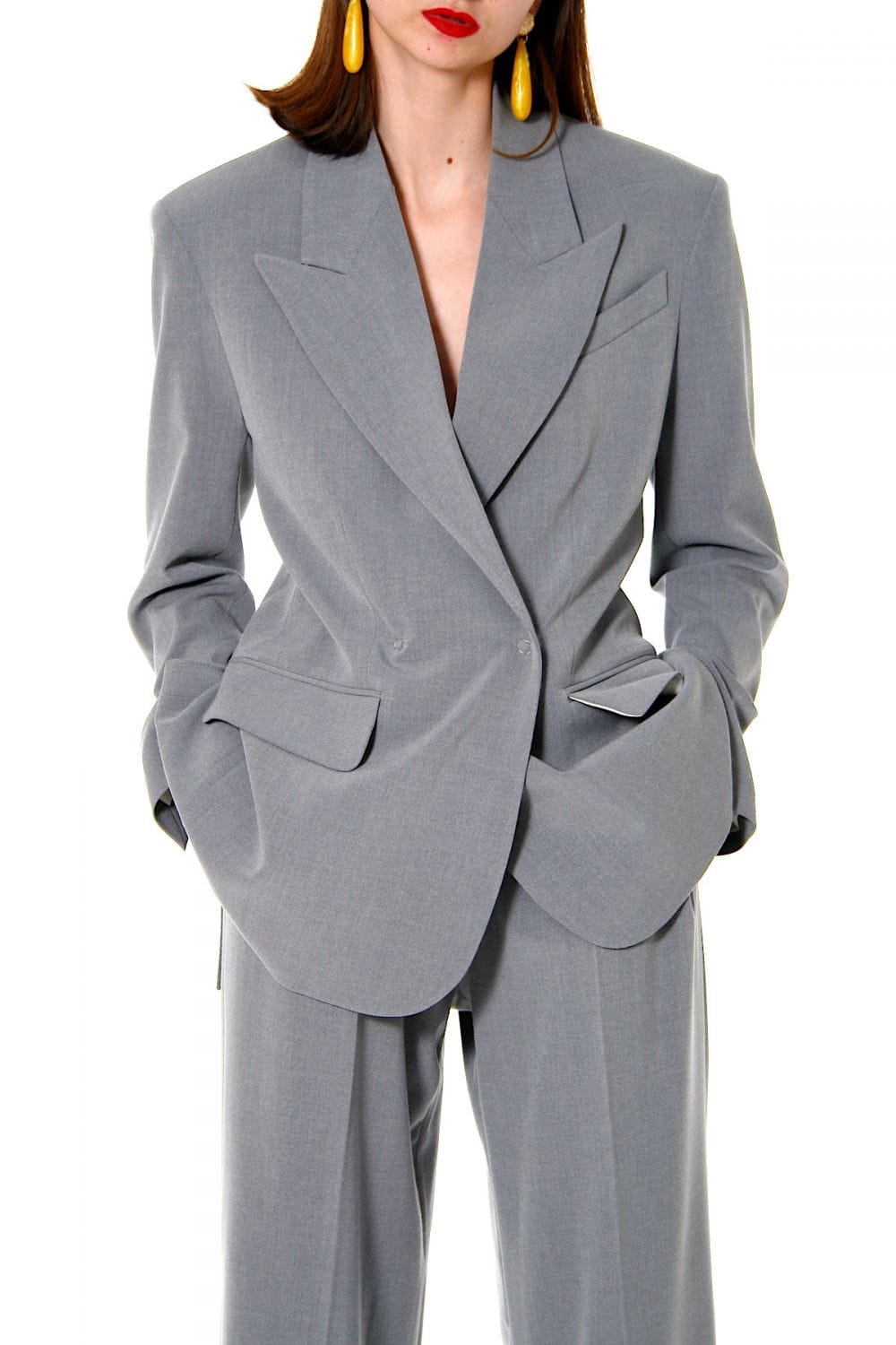 Blazer Ramona Wild Dove in Grey made by HALEWSKI