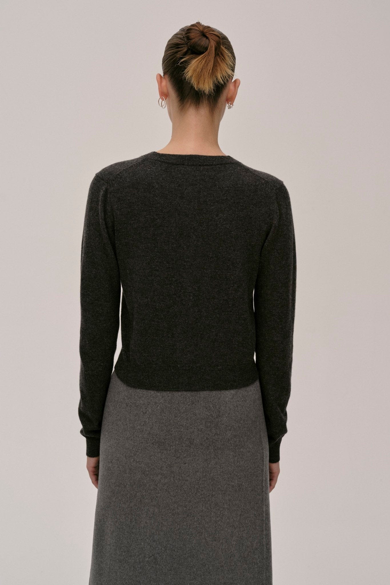Roselle Knit Cardigan - Dark Grey made by HERSKIND