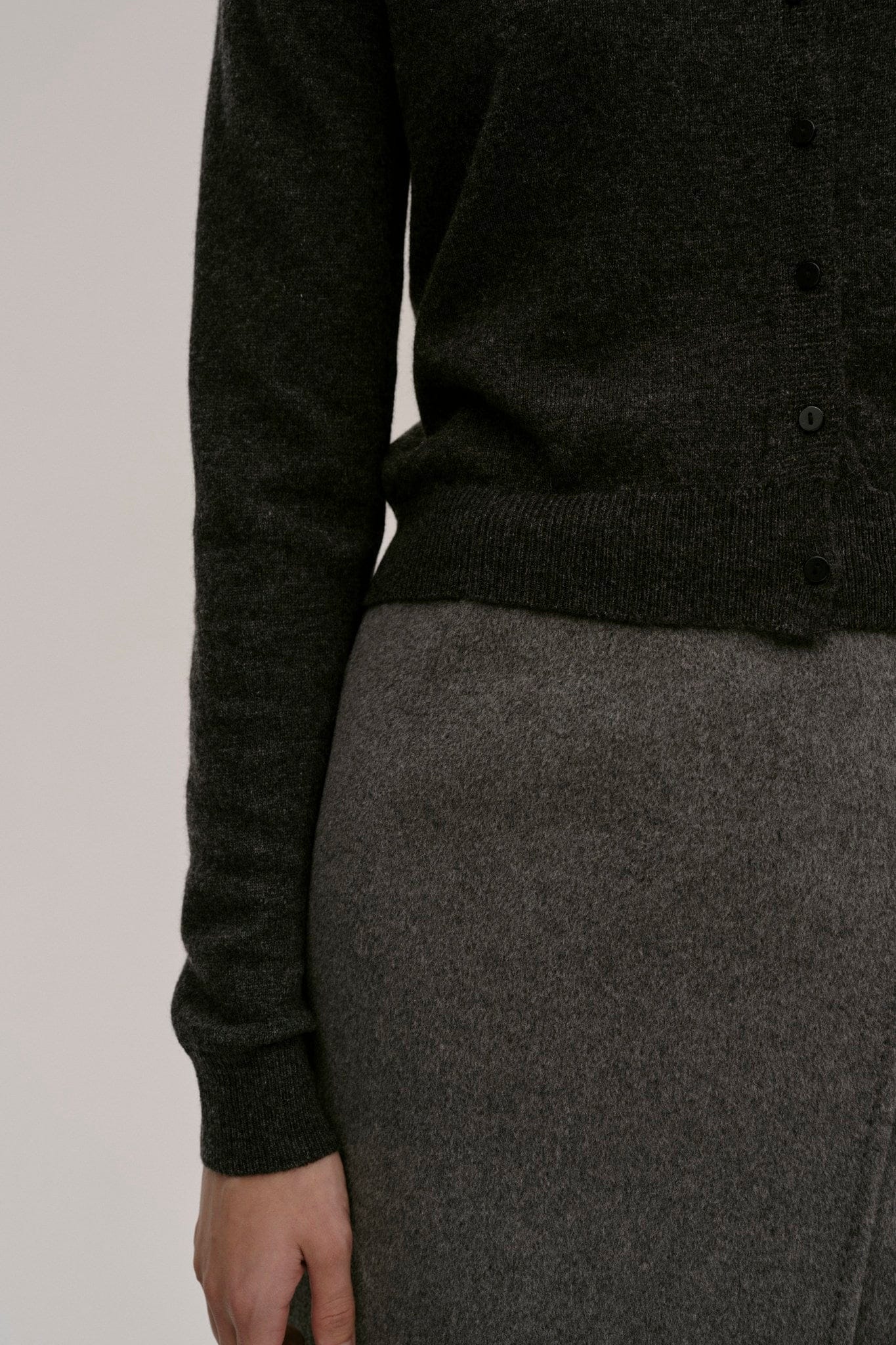 Roselle Knit Cardigan - Dark Grey made by HERSKIND