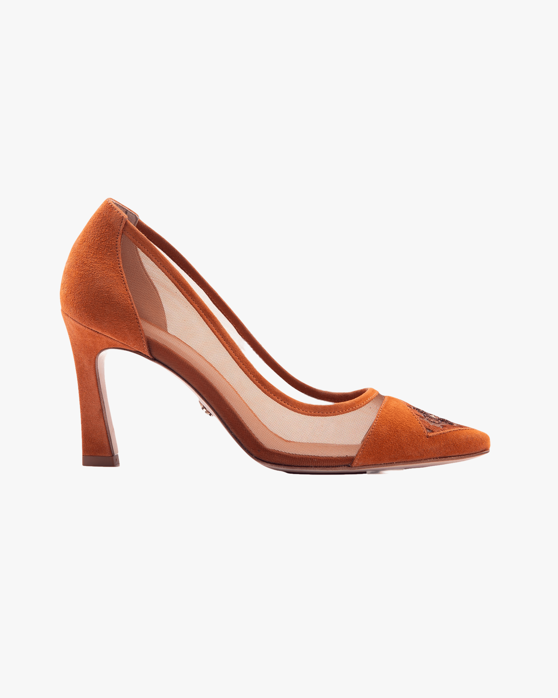 Fiorellini Pump Mesh 85 Sienna in Orange made by ATANA