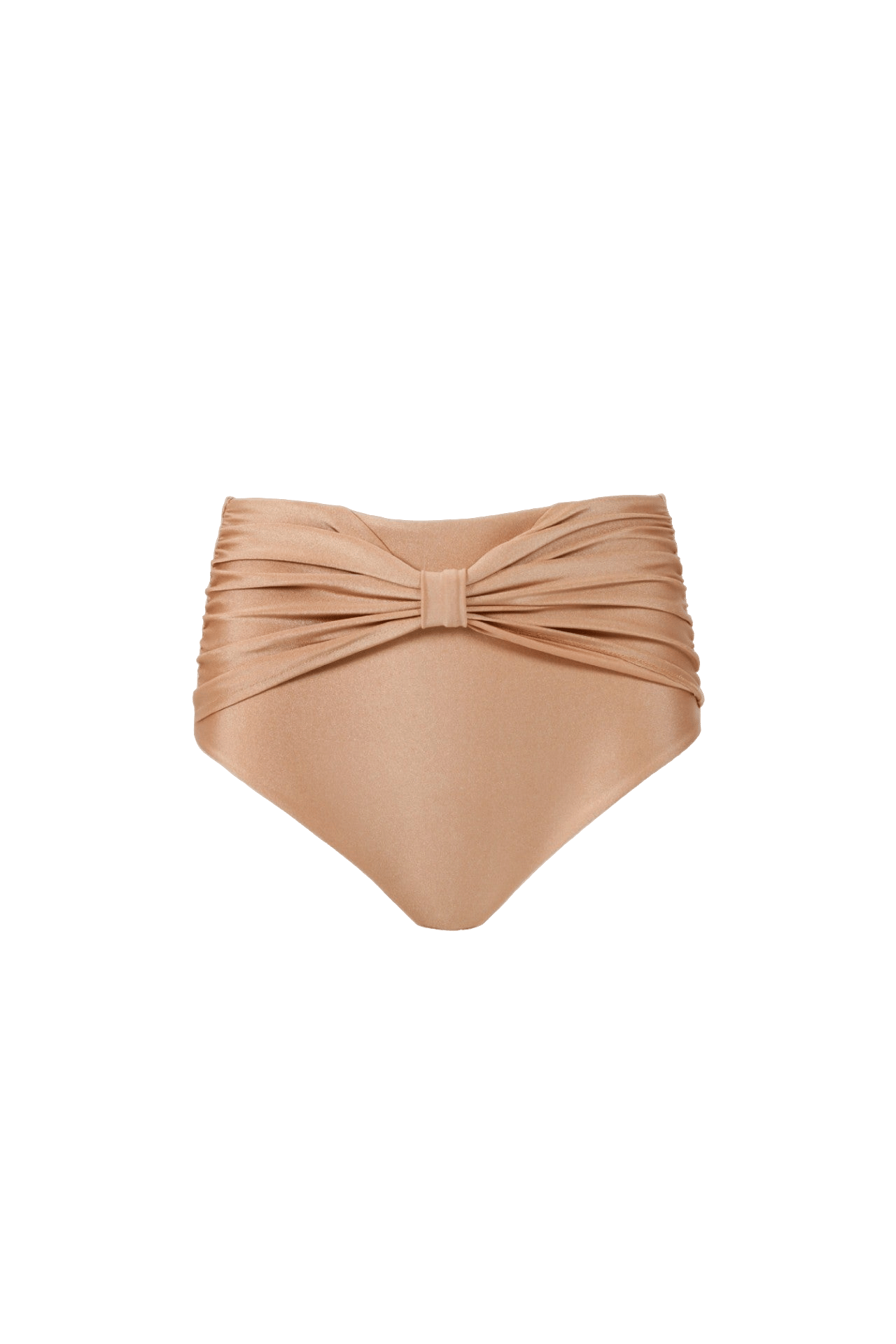 Lilly High-Waisted Bottoms in Bronzed made by Decolet The Label