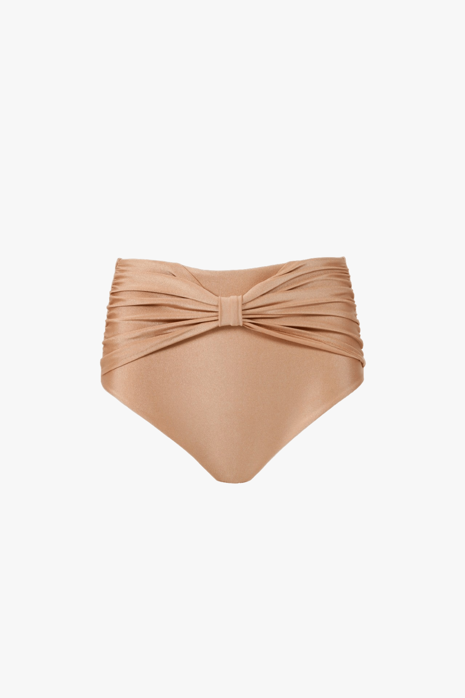 Lilly High-Waisted Bottoms in Bronzed made by Decolet The Label