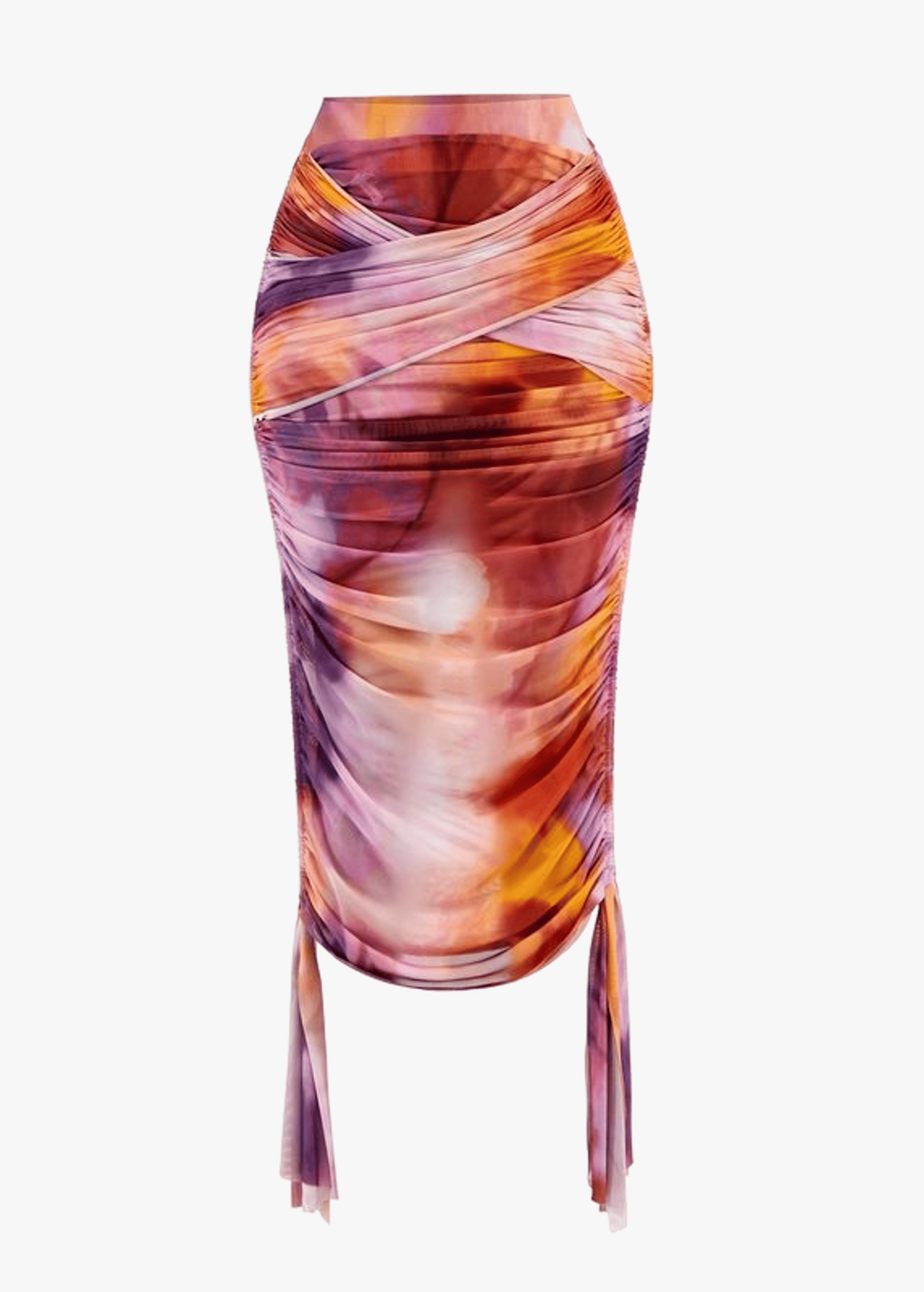 BINA MESH SKIRT - DANDI PRINT made by Andrea Iyamah