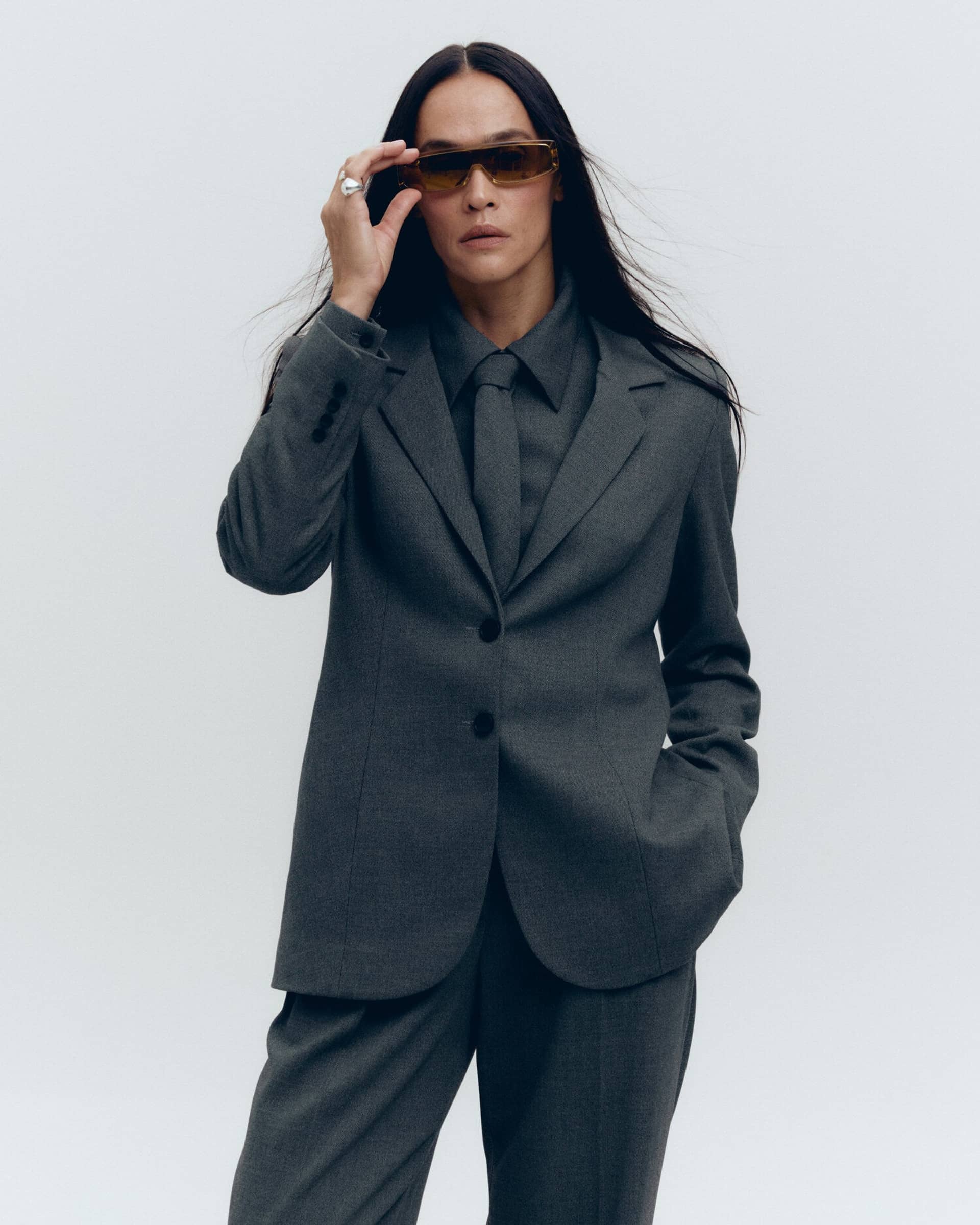 Grey shirt made by KNITEL