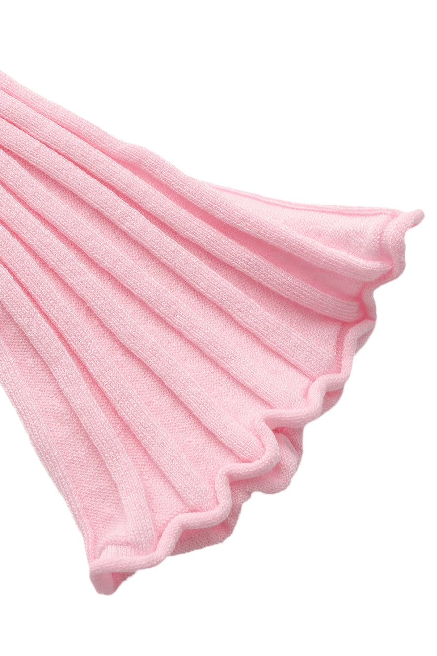 Jane Cropped Ribbed Pink Knit Cardigan made by Nana Jacqueline