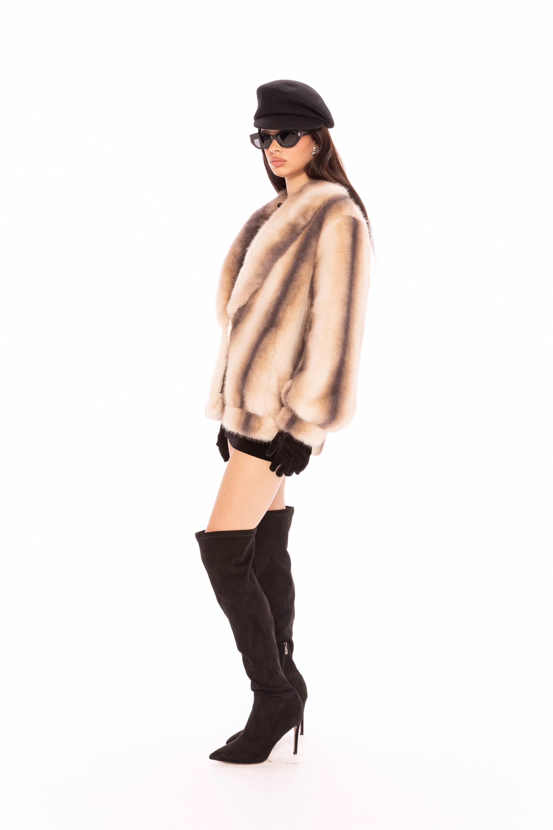 Bianca Faux Fur Coat made by Nana Jacqueline