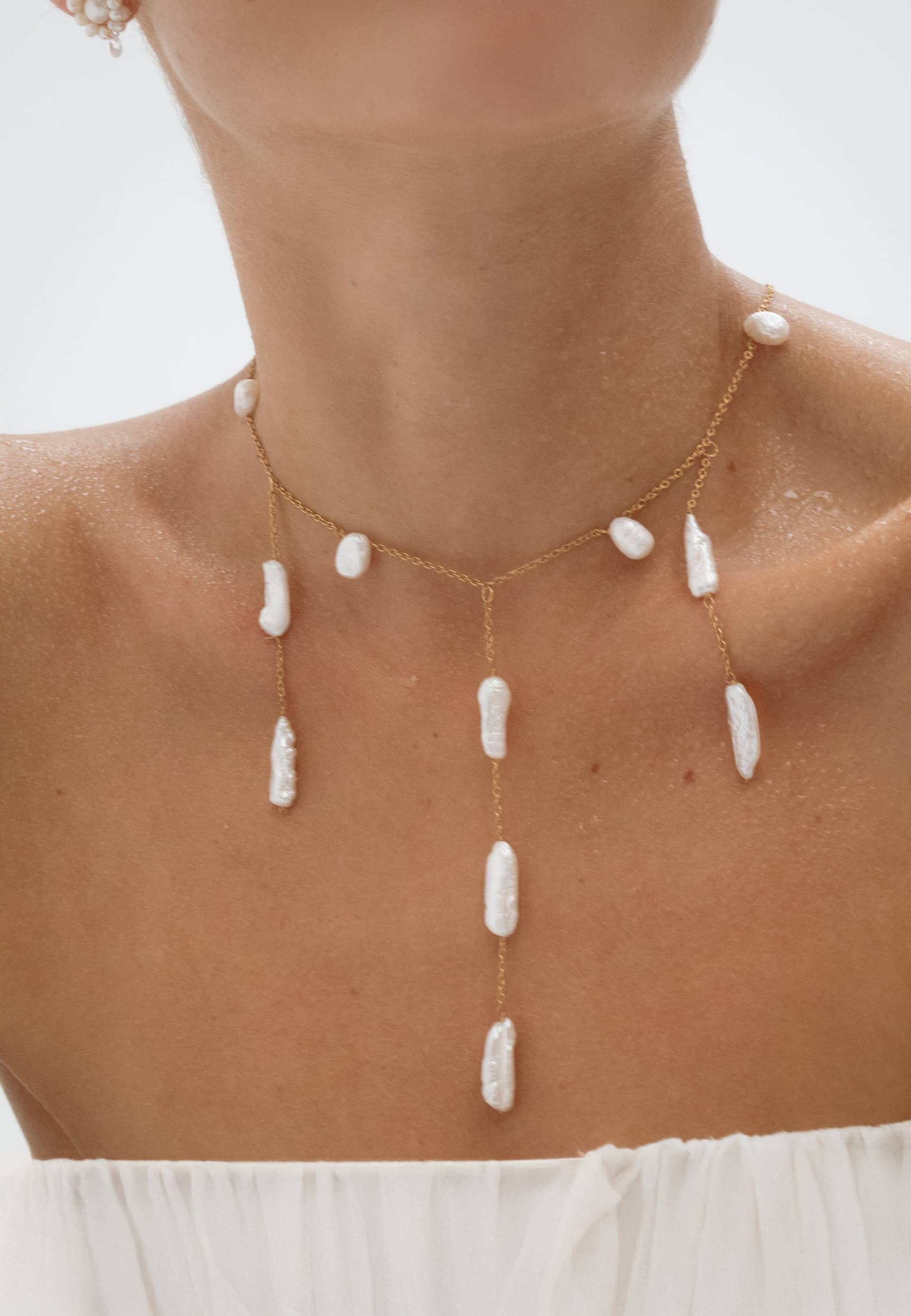 Collar Iris Perlas made by Lavani Jewels