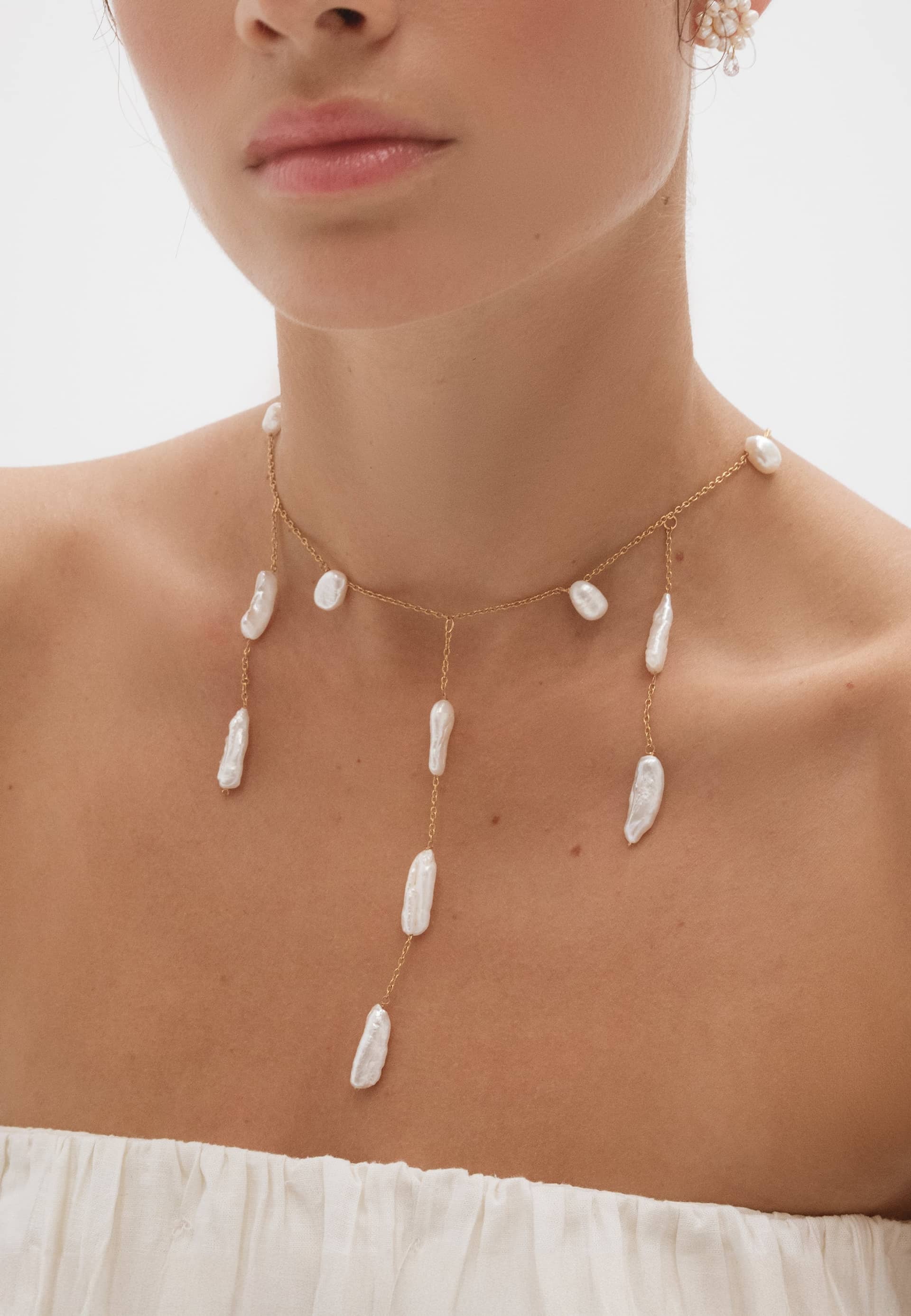 Collar Iris Perlas made by Lavani Jewels