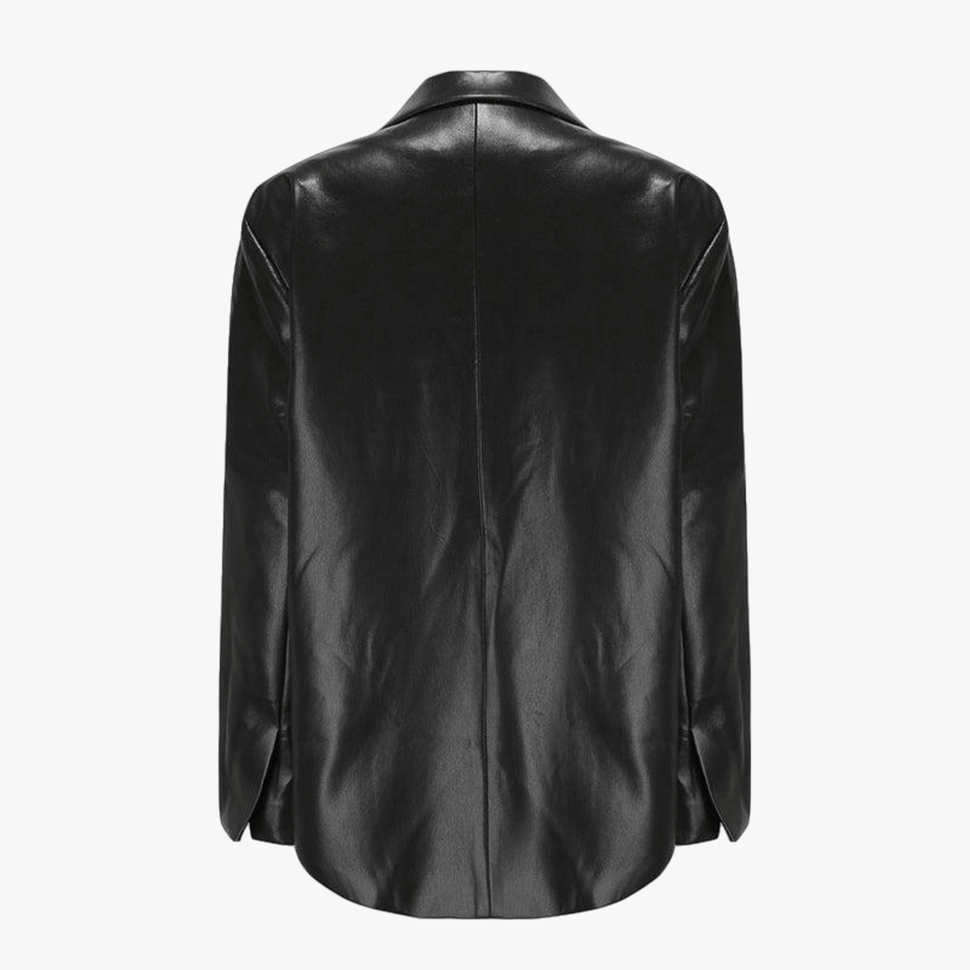 Brooklyn Leather Jacket in Black made by Nana Jacqueline