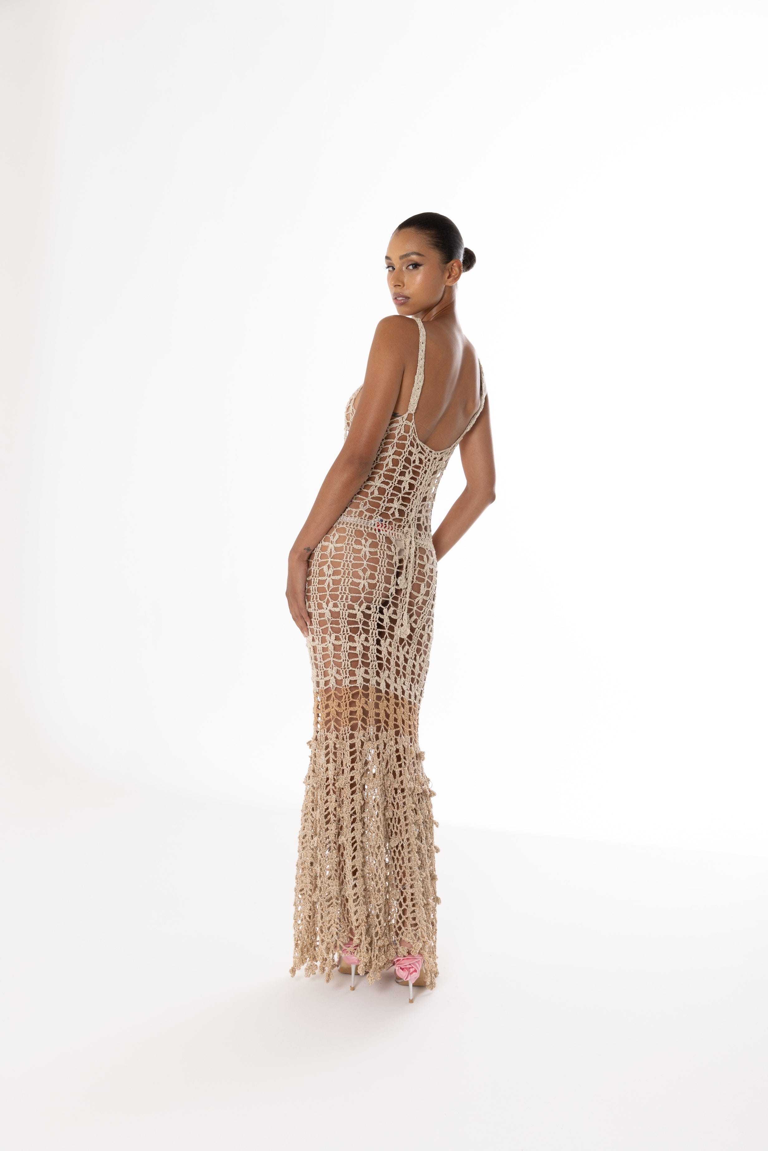 Vanilla Handmade Crochet Dress made by ANDREEVA