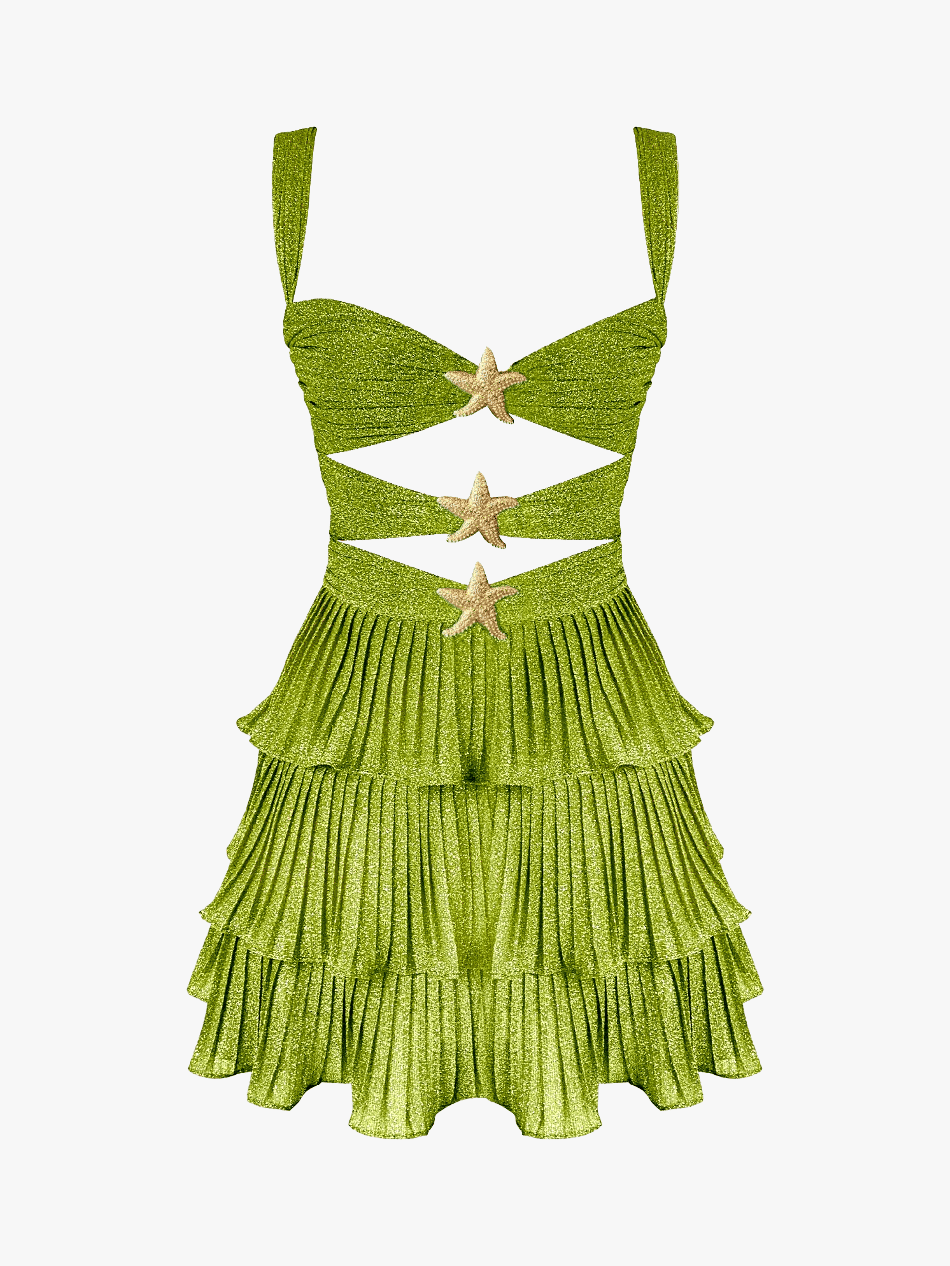 Devin Short Mermaid - Olive Green made by Gigii's