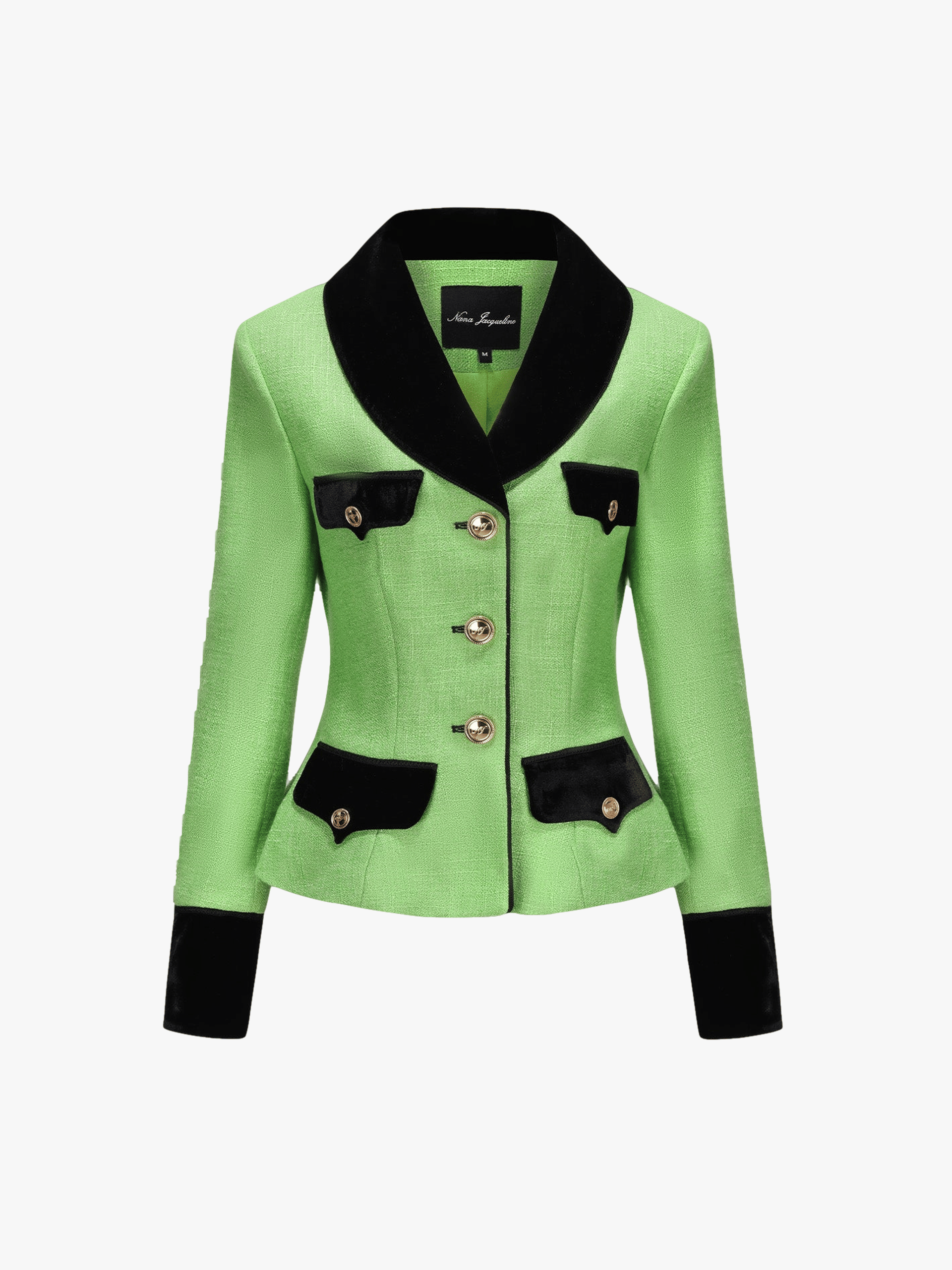 Michelle Tweed Blazer (Green) made by Nana Jacqueline