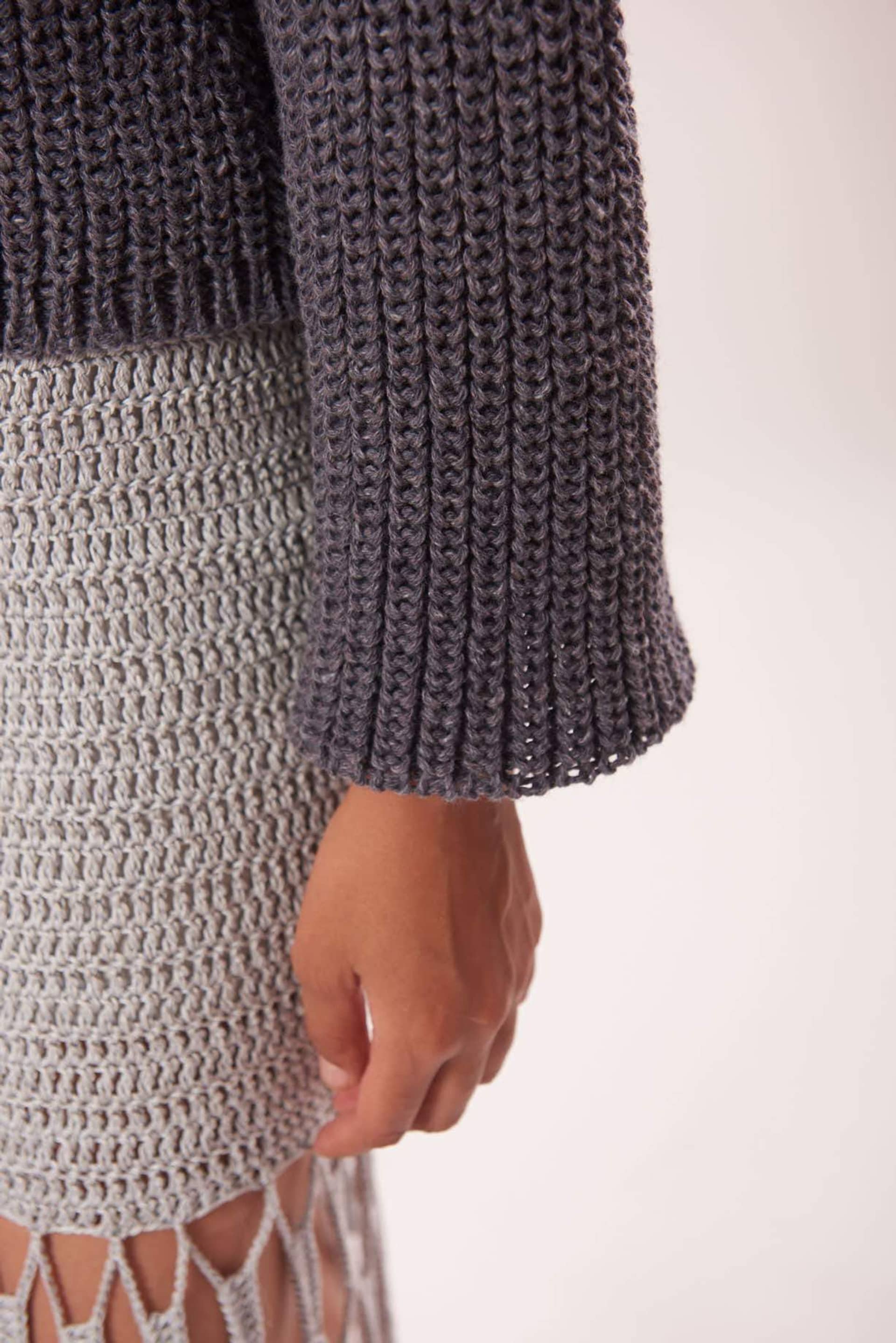 SUNY Sweater in Grey made by AYNI