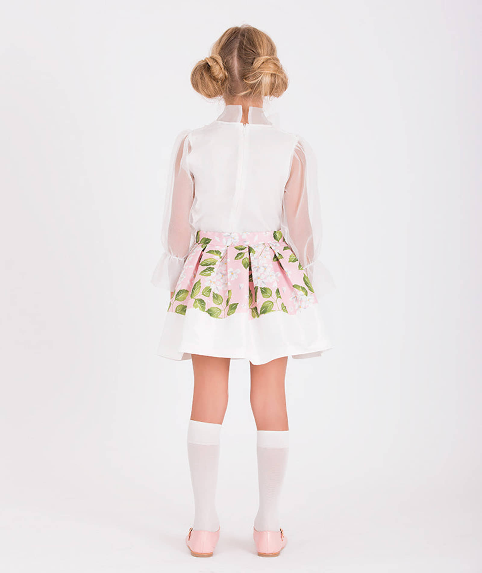 3D Flower Appliqué Outfit | 2 Pieces made by Mama Luma