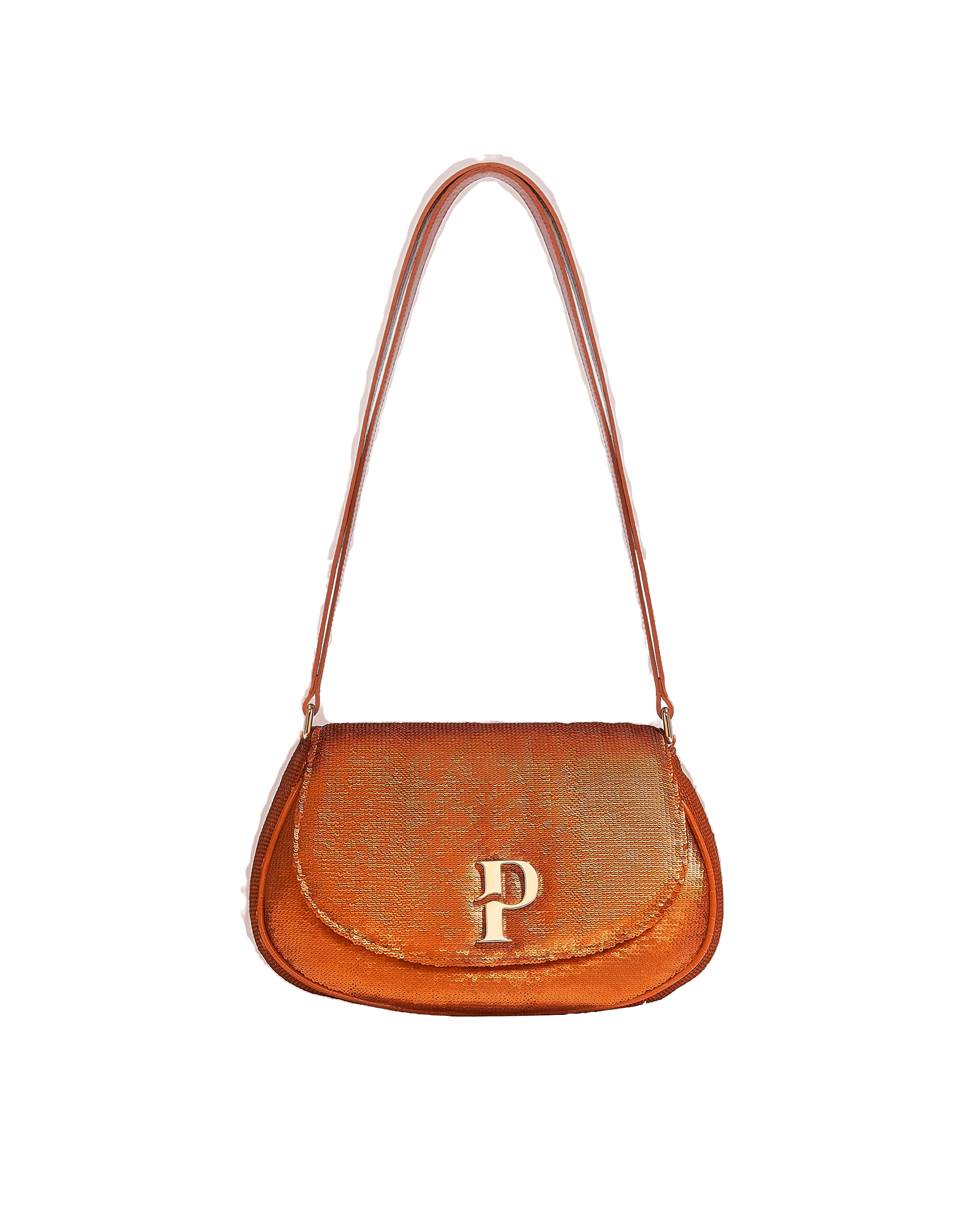 Paula sequins orange made by Phialebel