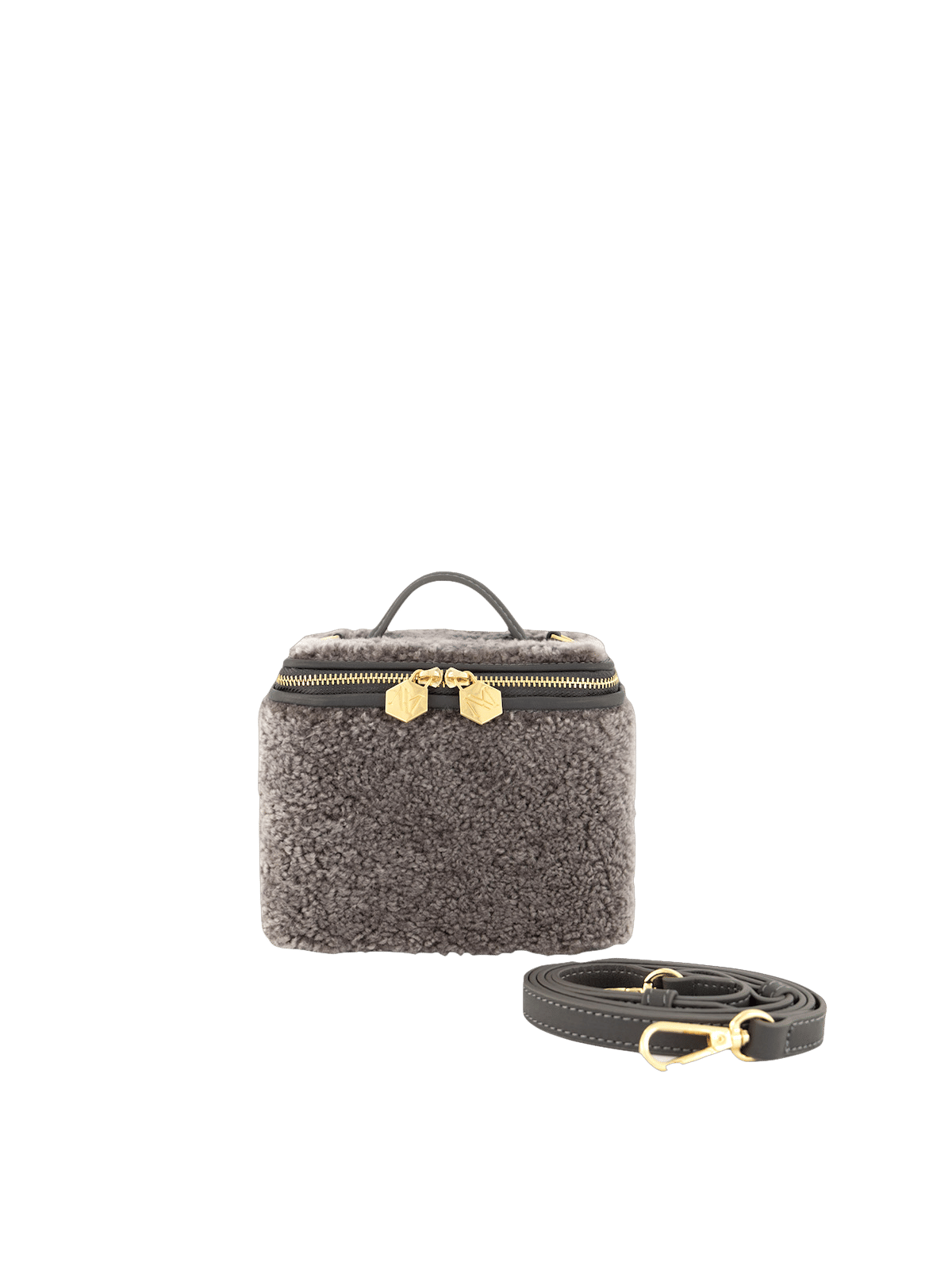 Betty Mini Fur Grey made by Maven Bag