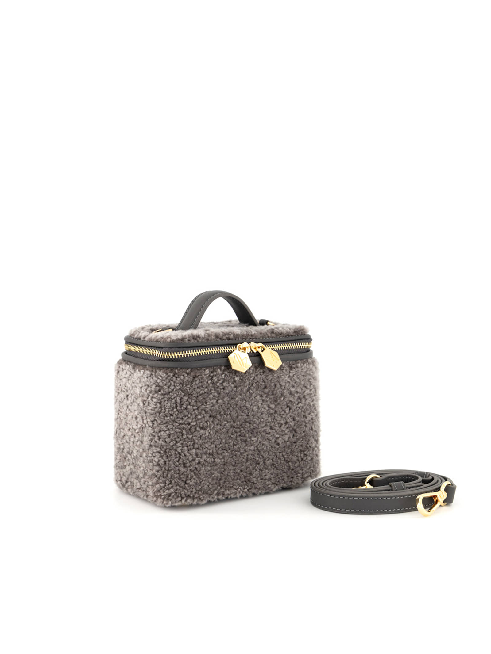 Betty Mini Fur Grey made by Maven Bag