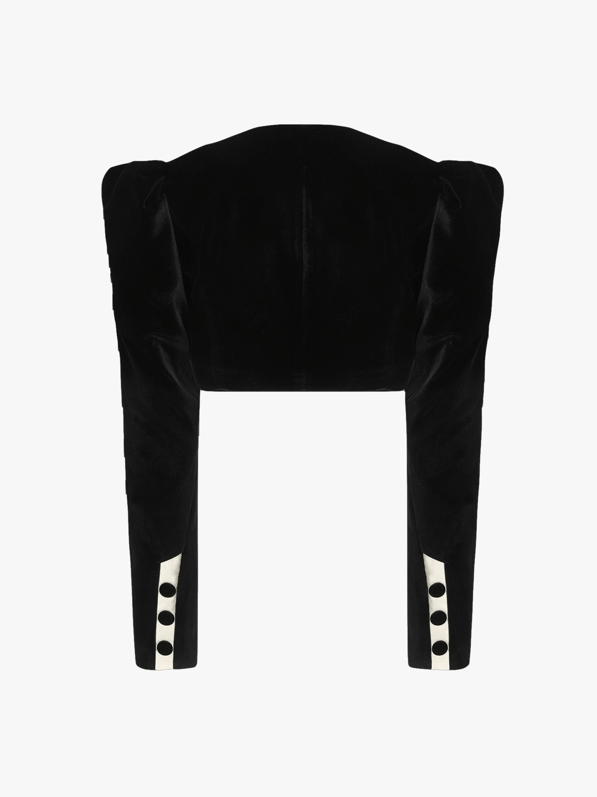 Wilma Velvet Jacket (Black) made by Nana Jacqueline