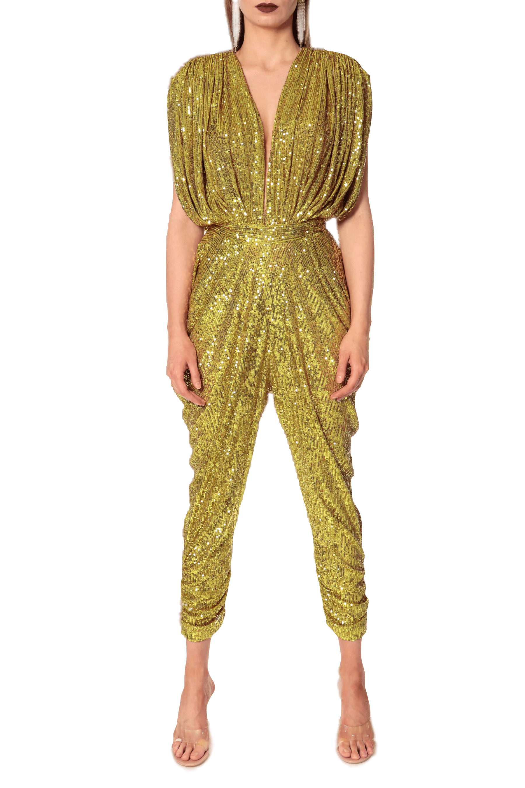 Jumpsuit Saddie Lemon Frost made by HALEWSKI