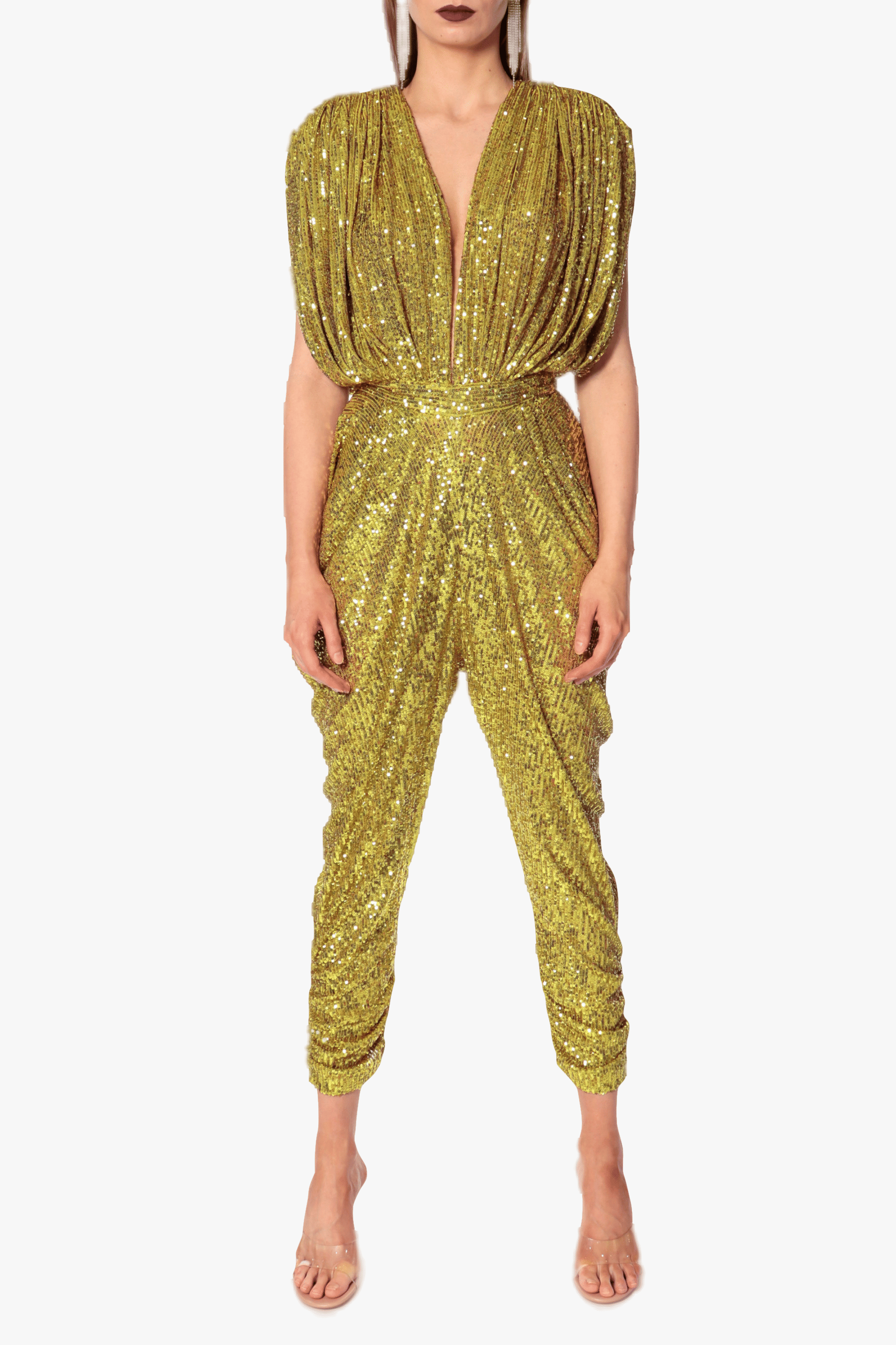 Jumpsuit Saddie Lemon Frost made by HALEWSKI