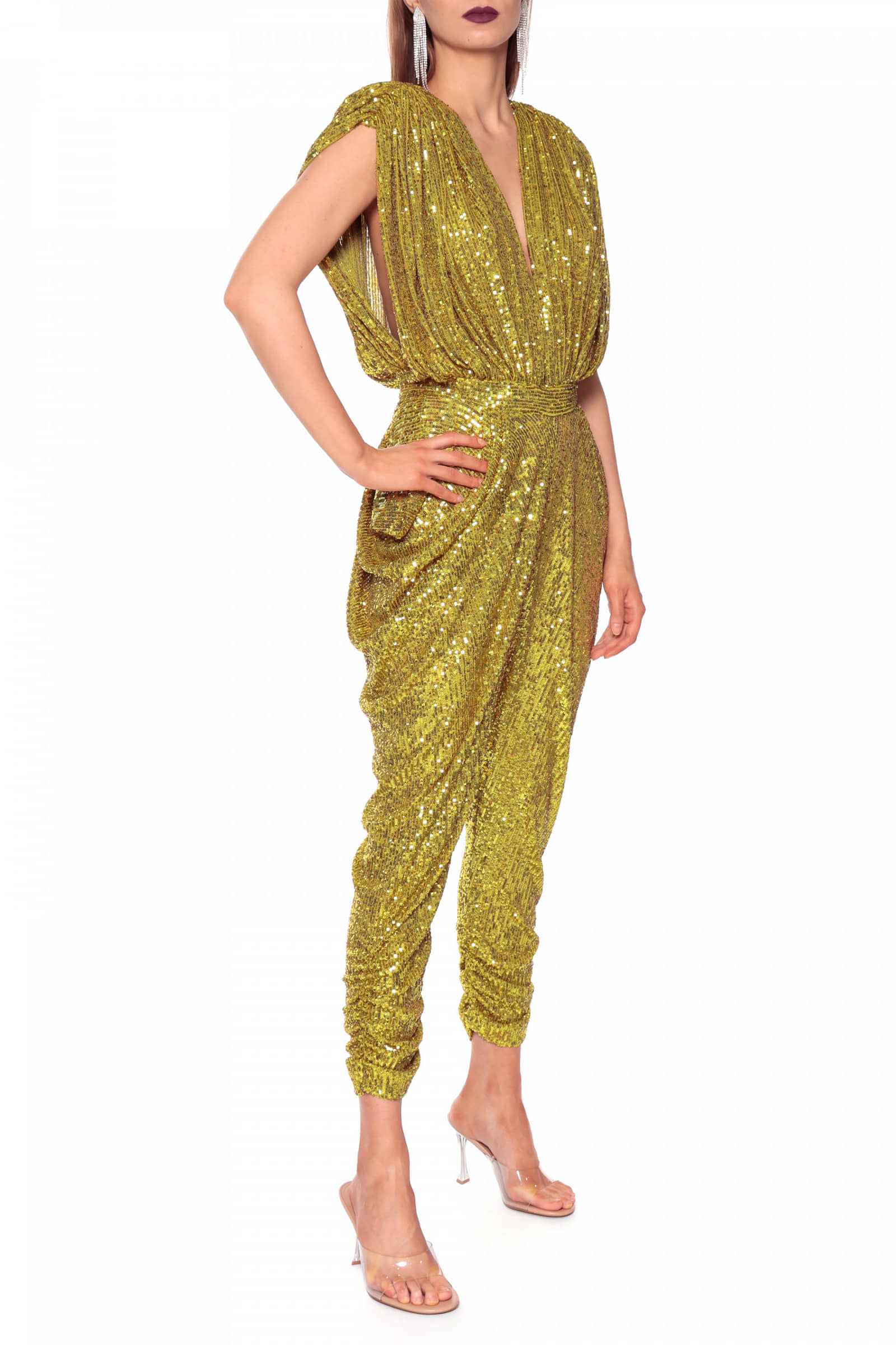 Jumpsuit Saddie Lemon Frost made by HALEWSKI