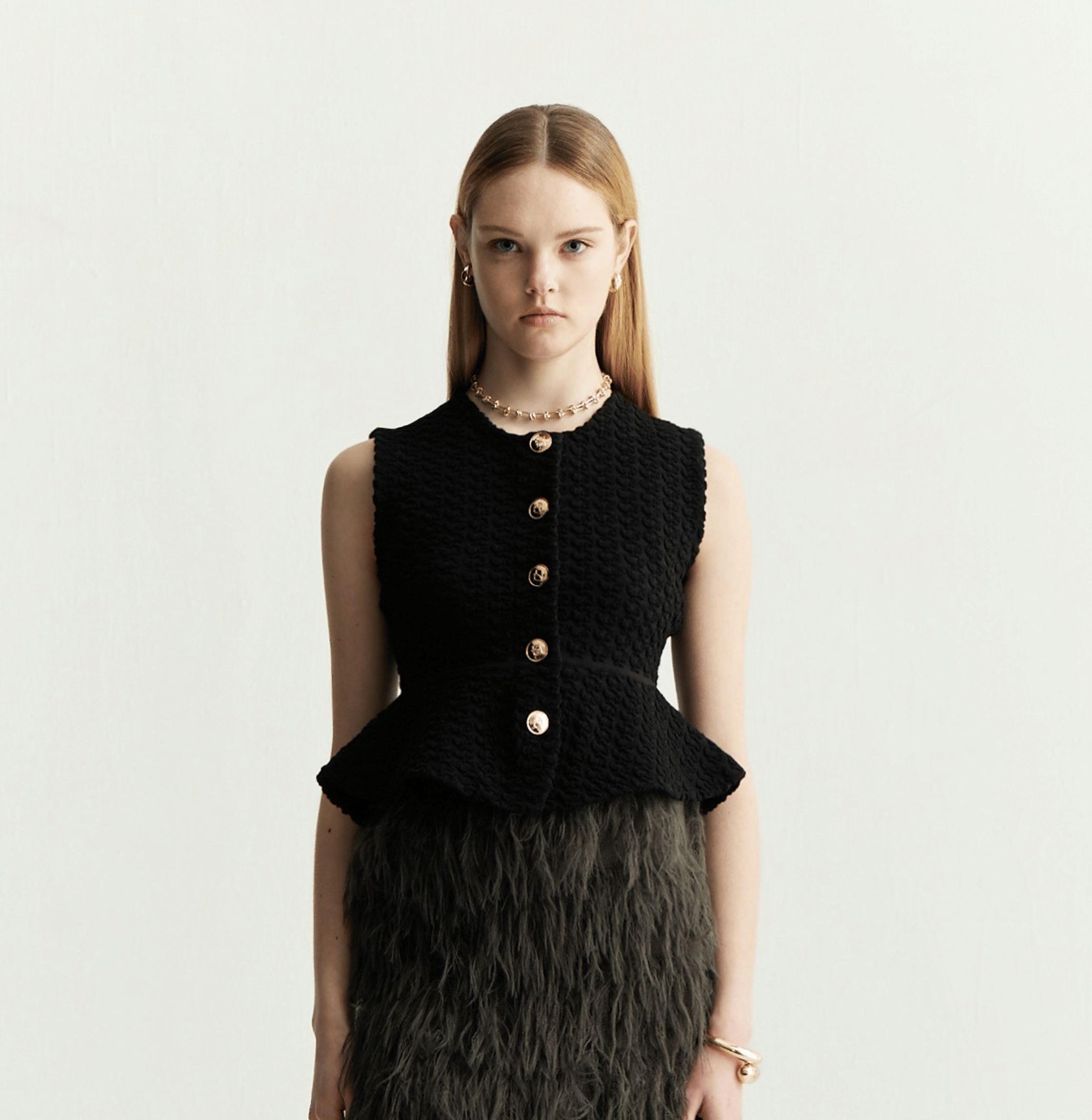 EMBOSSED WAISTCOAT made by CRUSH Collection