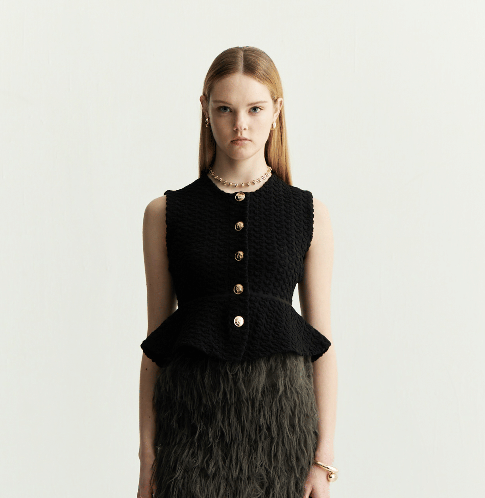 EMBOSSED WAISTCOAT made by CRUSH Collection